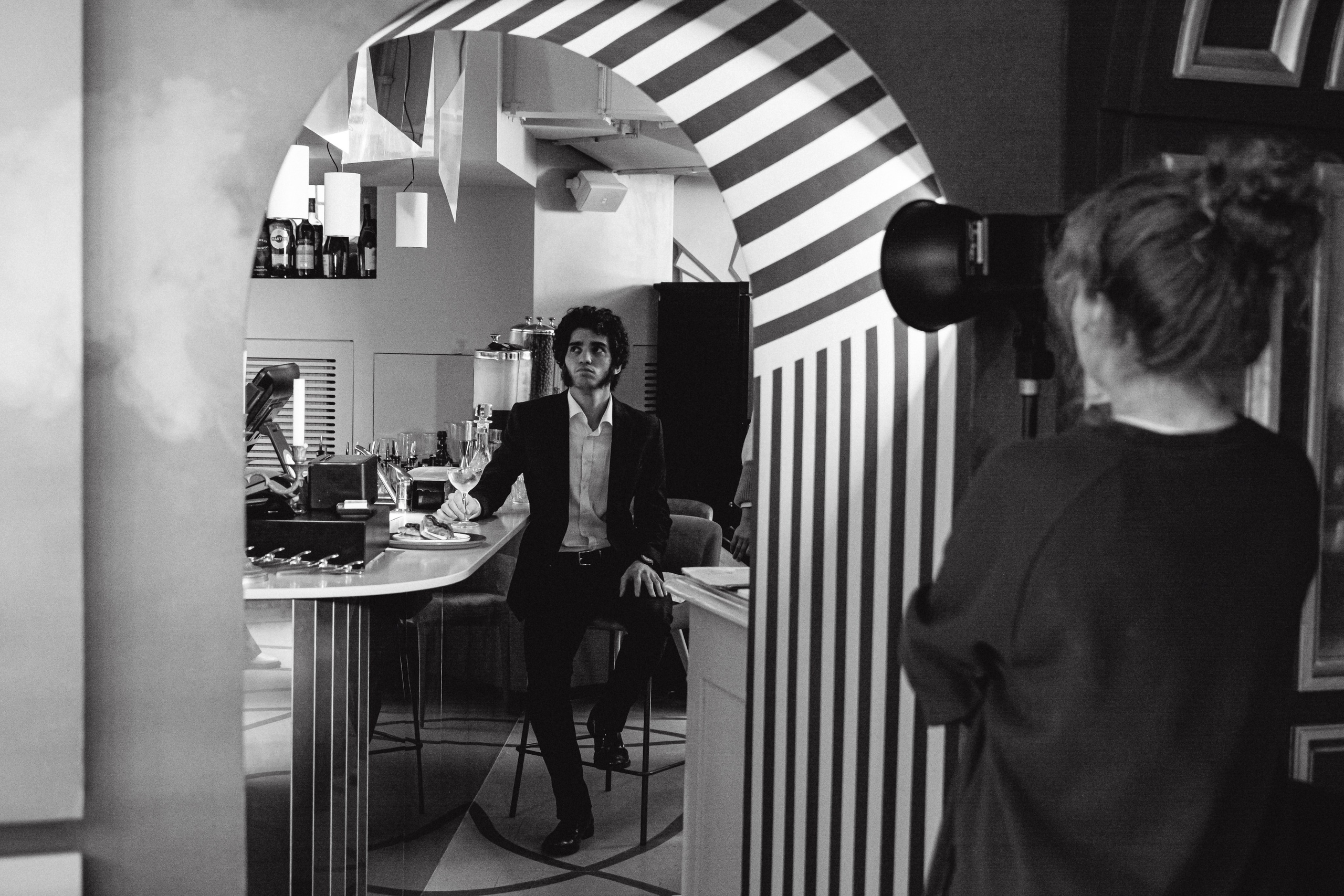 Пушкин в отеле «Оболенский». Съёмка ролика для конкурса. Портретный фотограф в Санкт-Петербурге Дмитриева Наталия