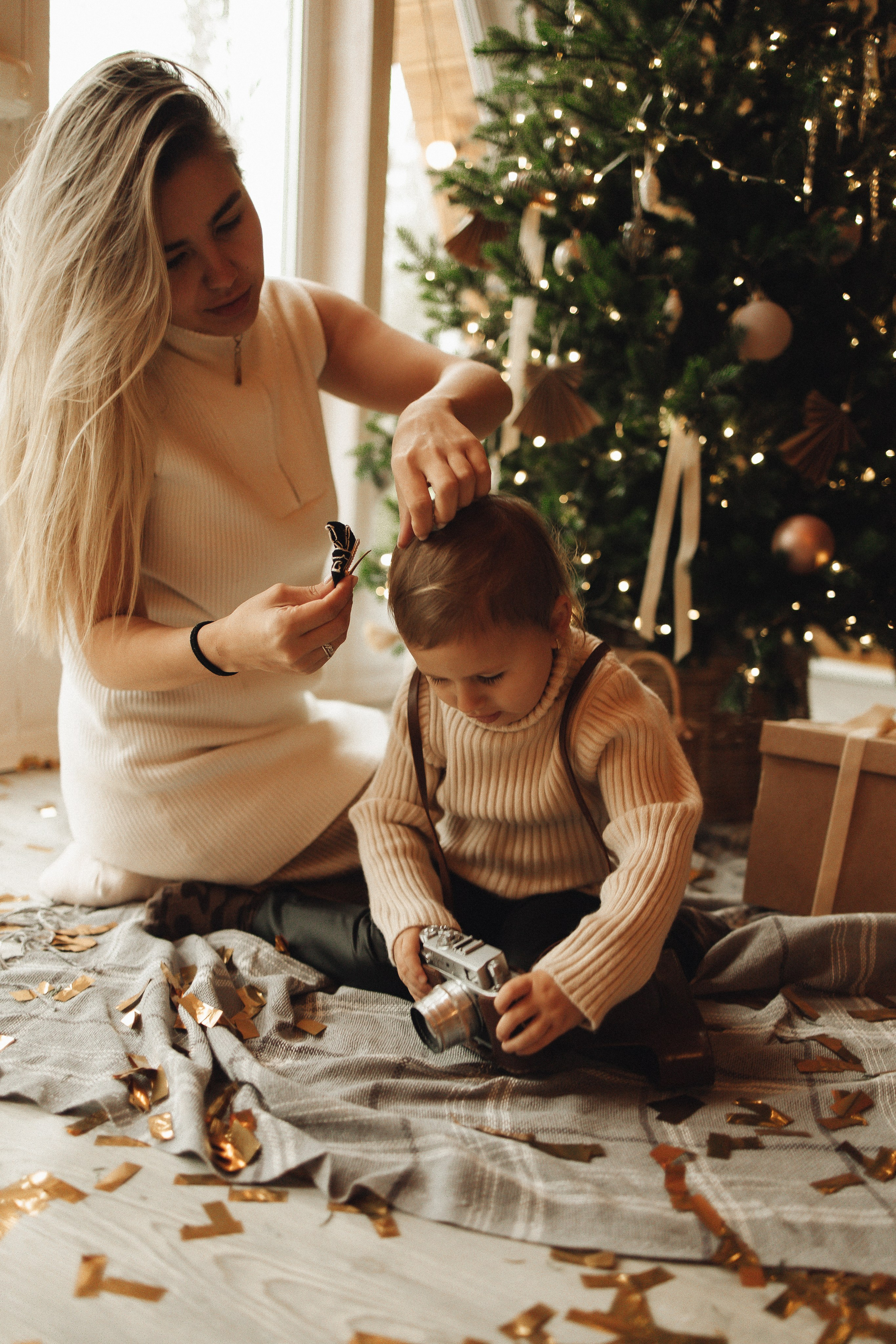 Новогодняя история в домике. Семейный и детский фотограф, таганрог, ростов-на-дону