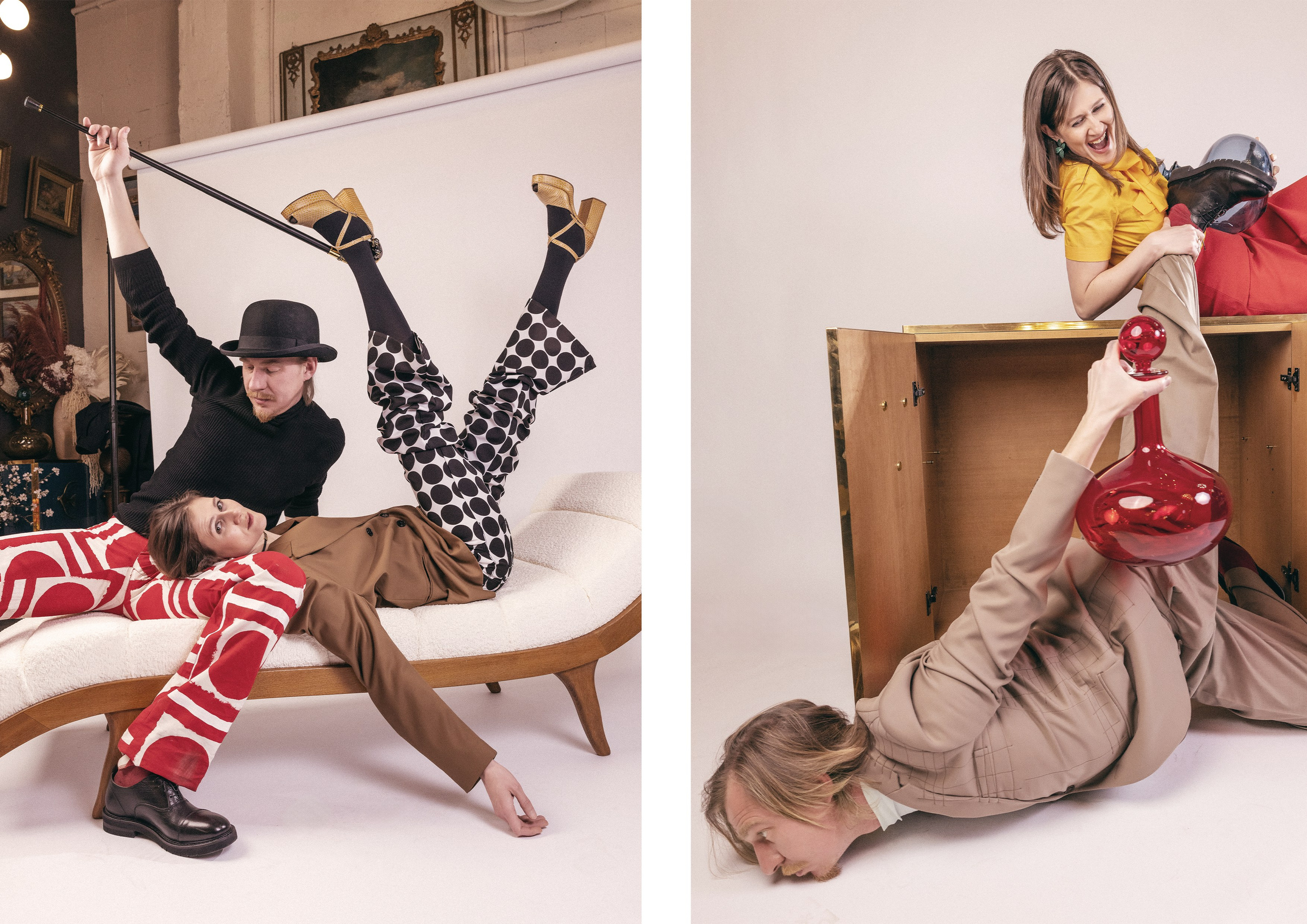 Основатели «Живых вещей» Эльвира и Никита. Фотограф в Москве Максим Быков