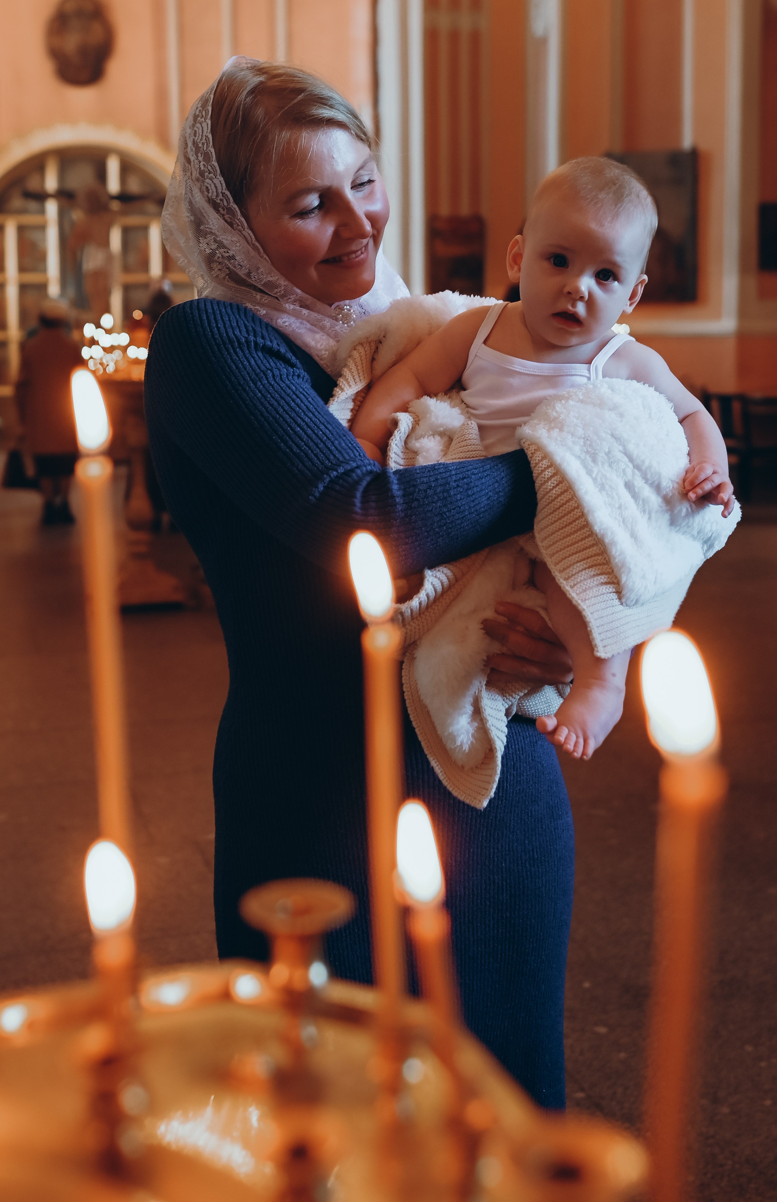 Крещение Любочки. Семейный и свадебный фотограф в Санкт-Петербурге Яна