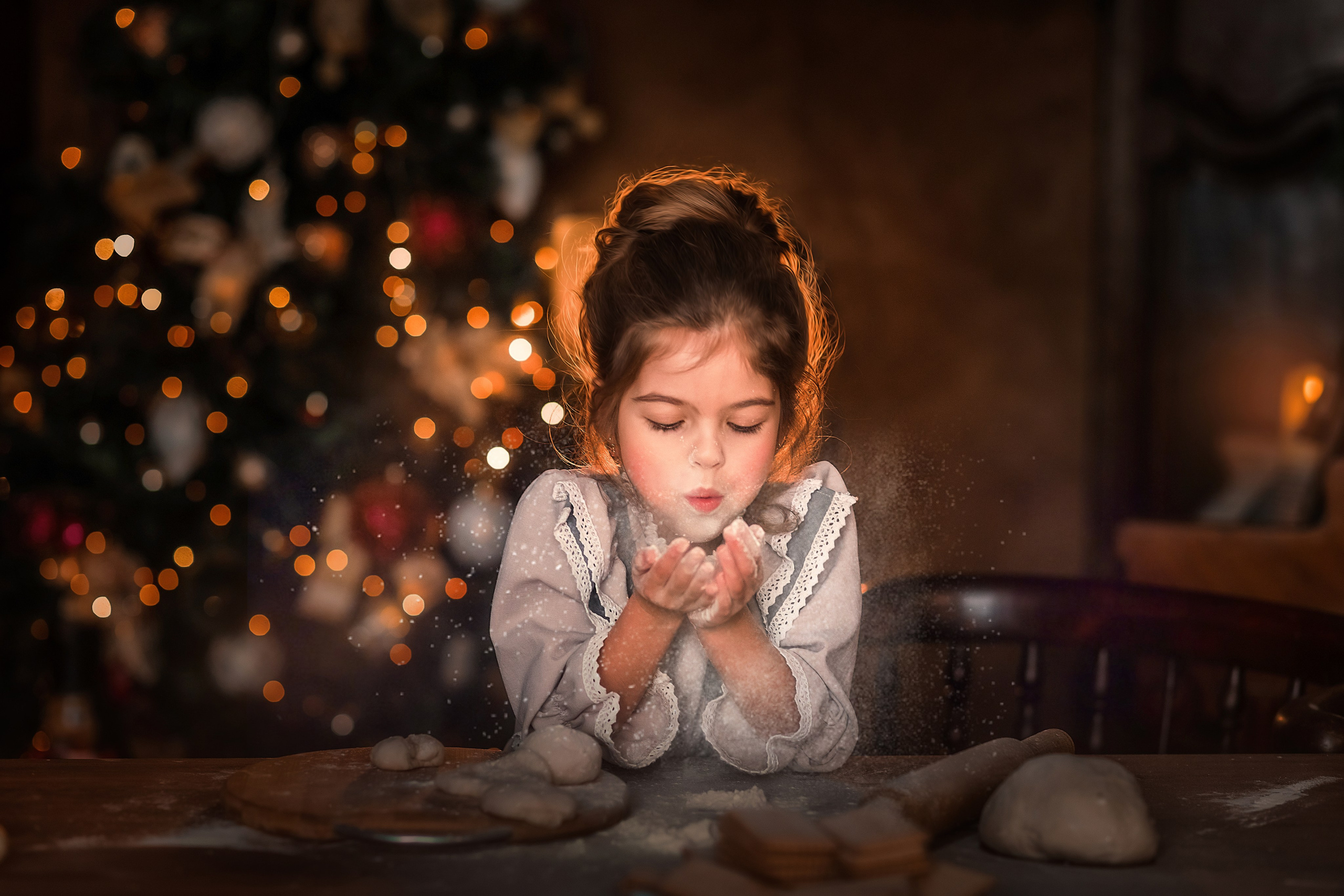 В ожидании Дедушки Мороза. Семейный и детский фотограф в Екатеринбурге Оксана Пипкина