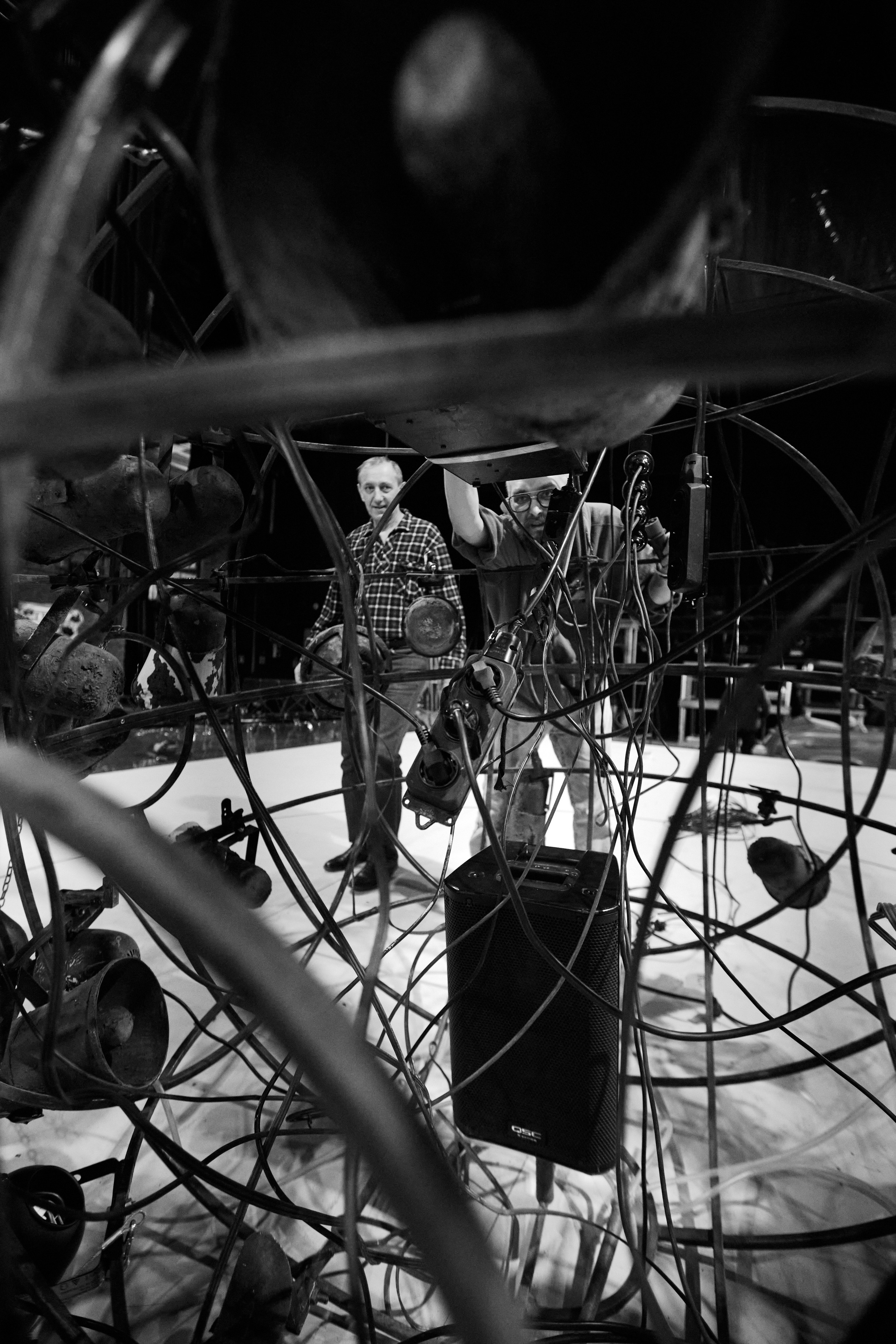 Монтаж спектакля Двойник. Фотограф Юлия Маринина