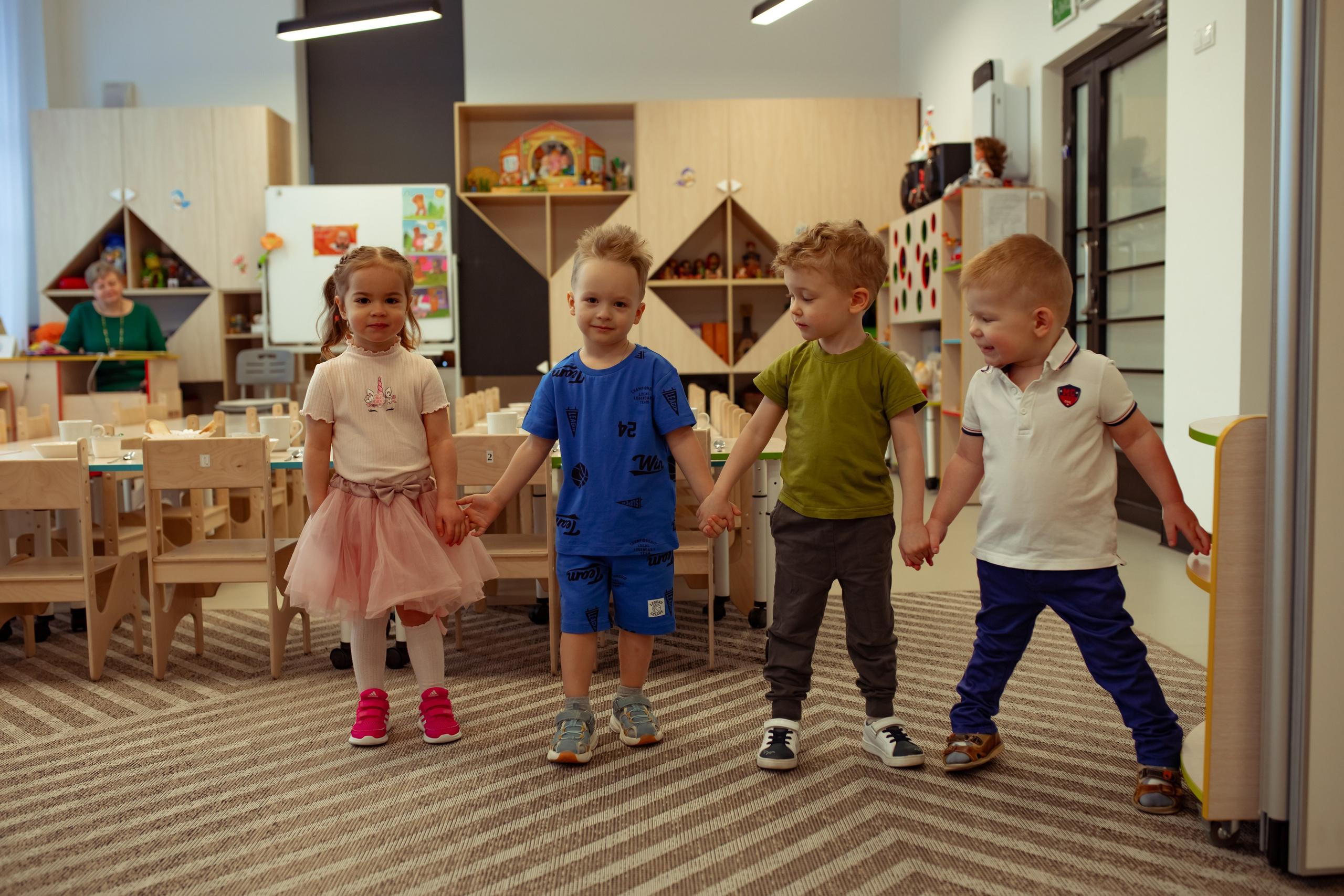 Праздник весны в детском саду. Семейный и детский фотограф в Москве Дорогова Екатерина