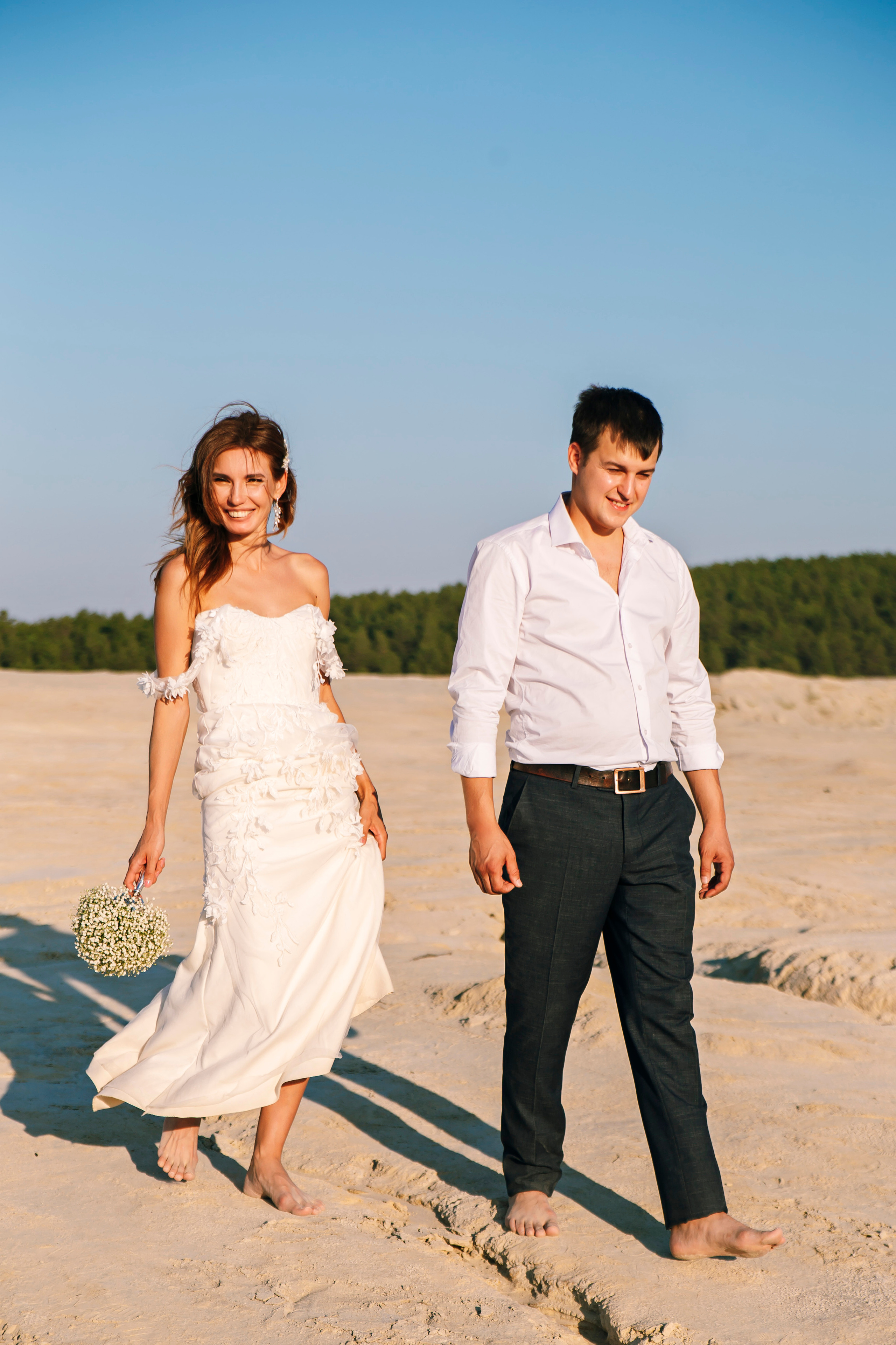 Прогулка на песках. Свадебный, семейный фотограф, контент съёмка. Екатеринбург. Елена Граф
