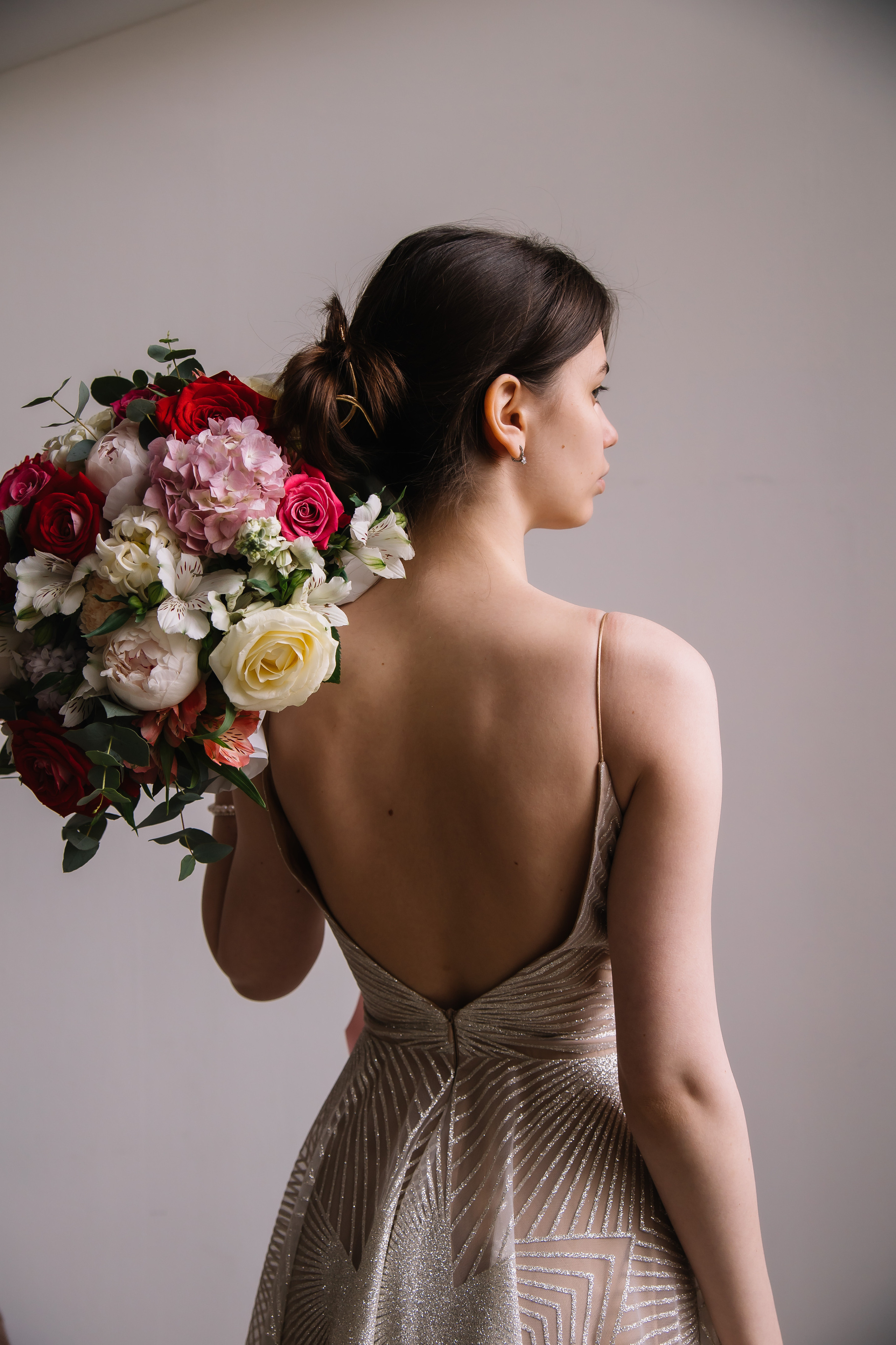 Свадебная семейная съёмка в студии. Свадебный, семейный фотограф, контент съёмка. Екатеринбург. Елена Граф