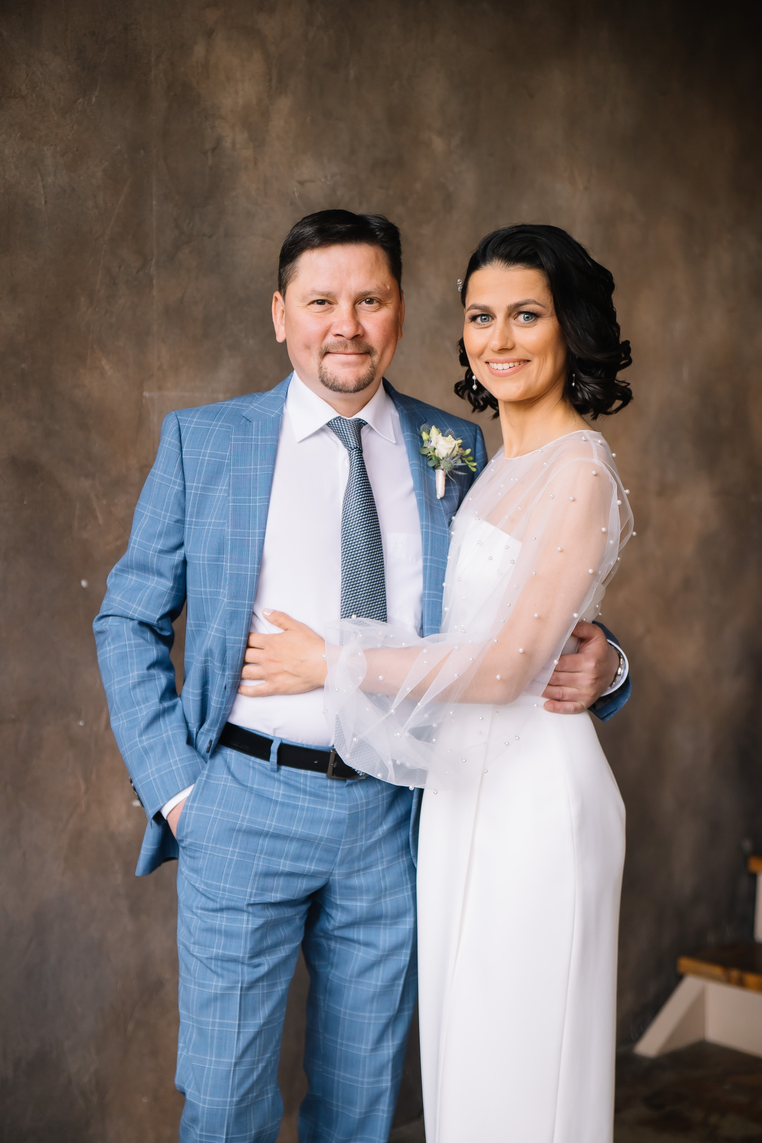 Свадебная семейная съёмка в студии. Свадебный, семейный фотограф, контент съёмка. Екатеринбург. Елена Граф