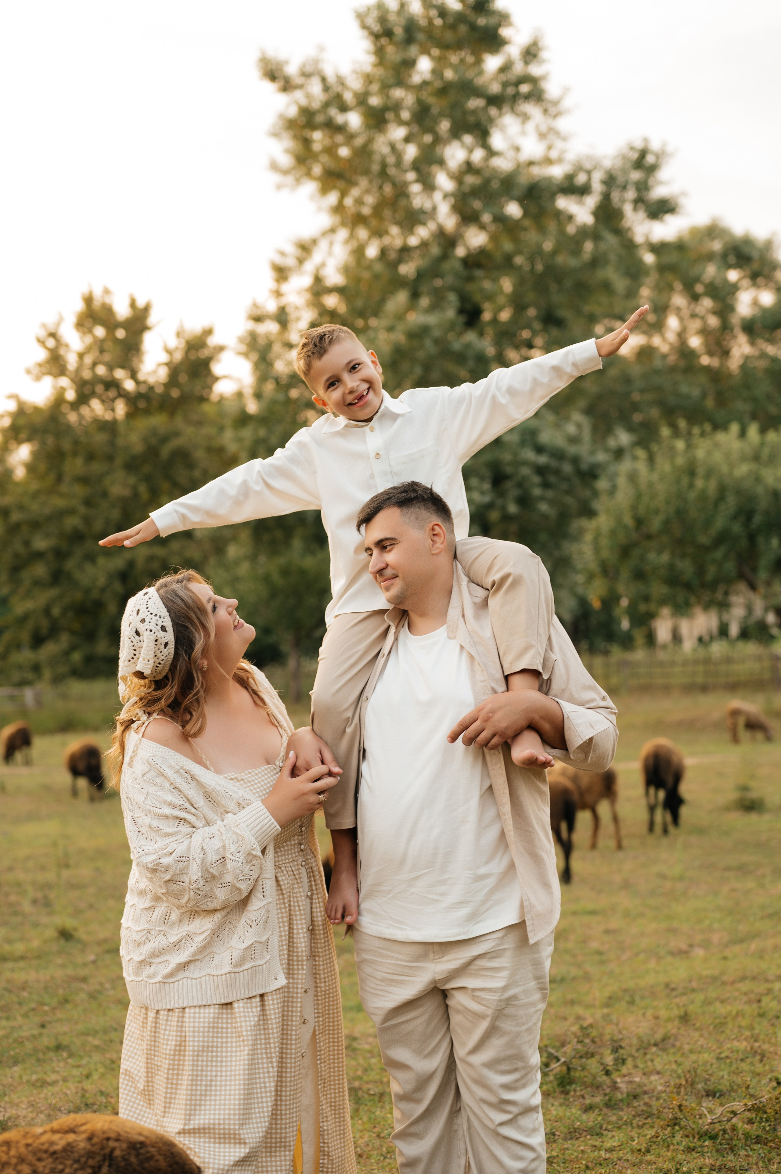 Семейная фотосессия на ферме. Свадебный и семейный фотограф в Краснодаре Алина Мельник