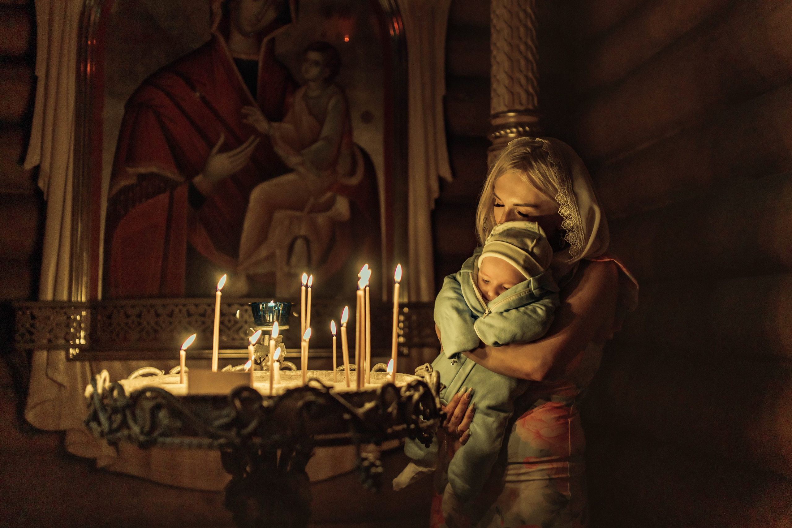 Крещение Михаила, храм Святой Троицы, июнь 2025