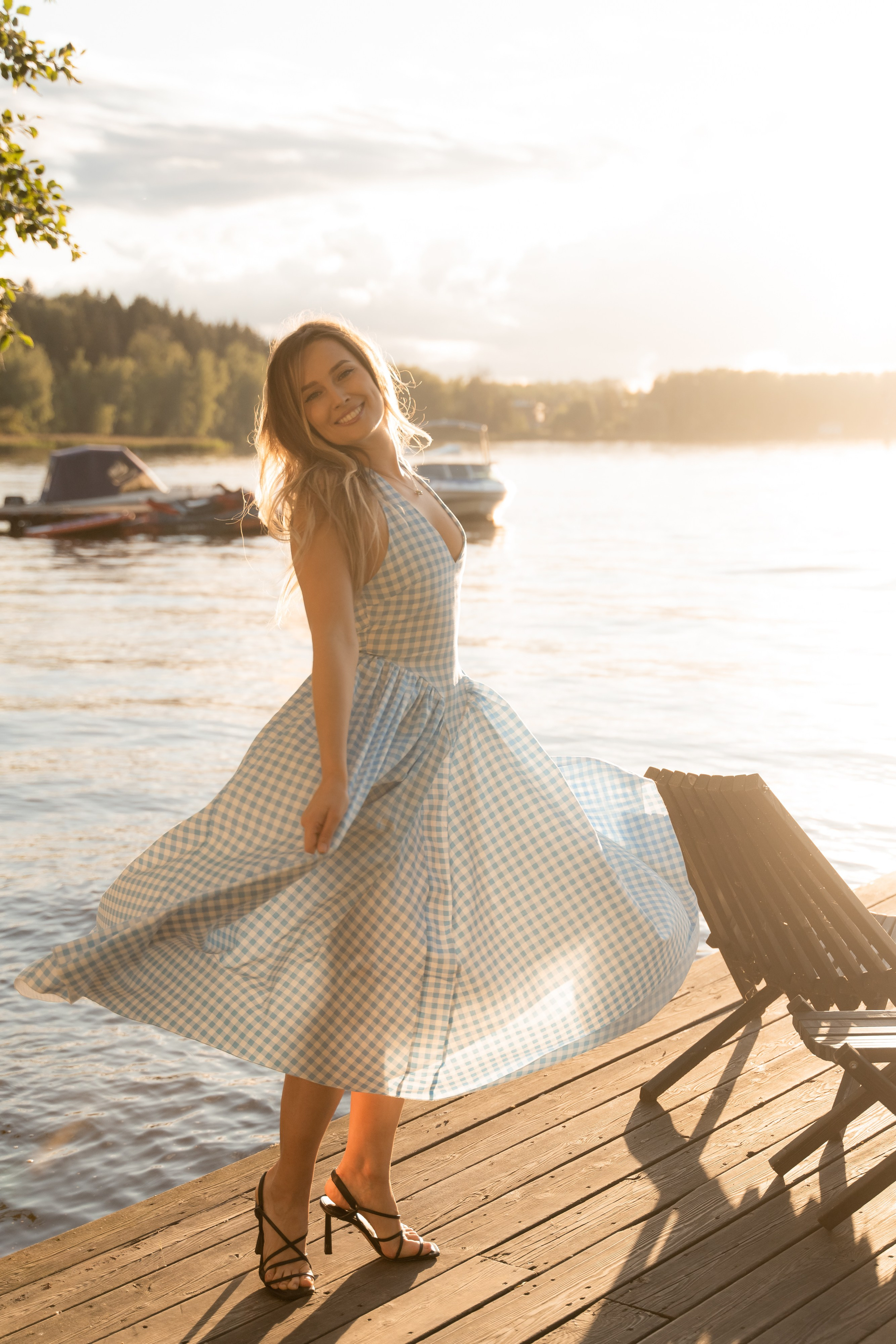 Летний день рождения Лены в яхт-клубе. Портретный и свадебный фотограф Алла Карени Москва