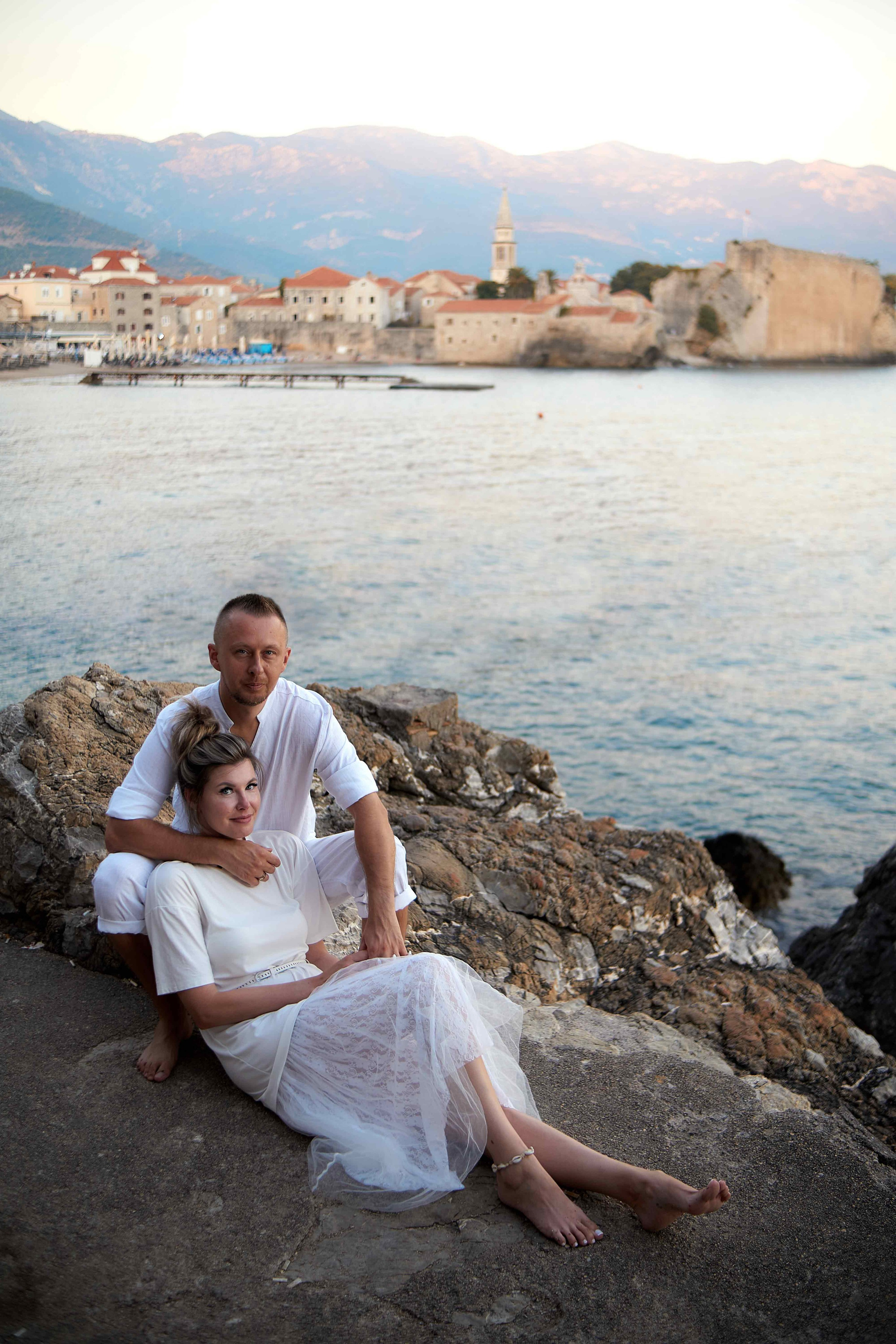 Фотосессия в Будве на годовщину — Love Story у моря