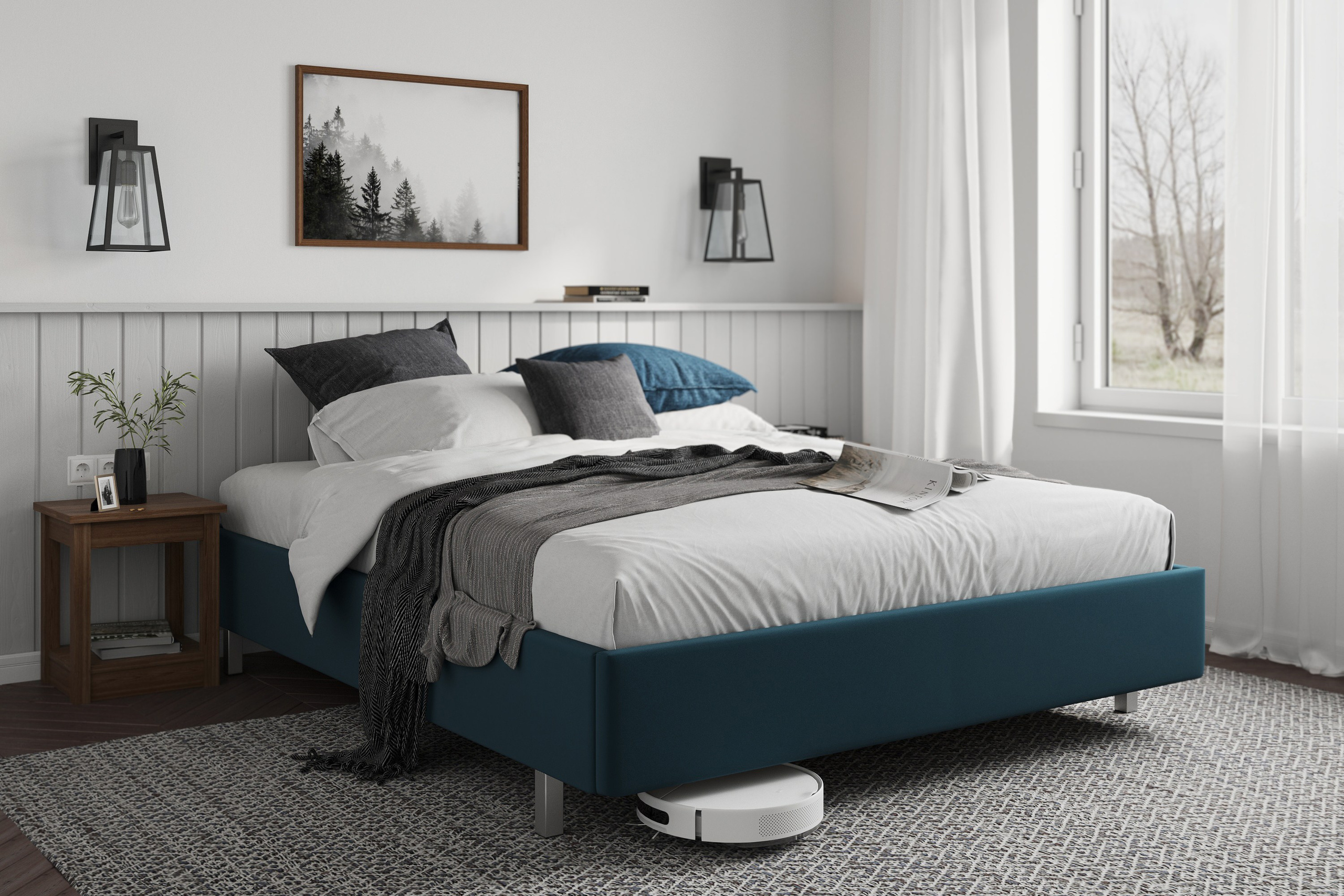 Визуализация кровати для мебельной фабрики