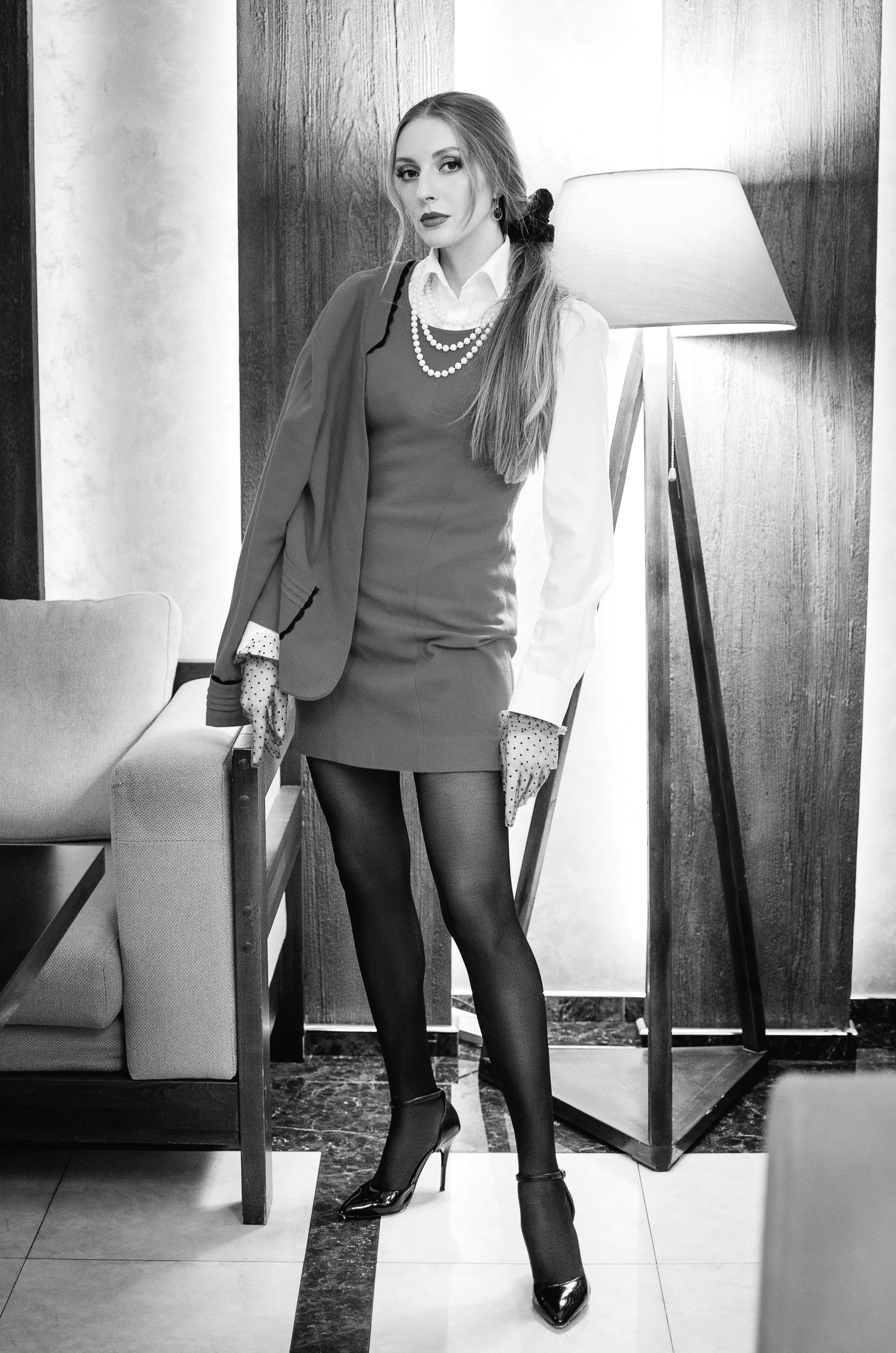 Элегантная фотосессия с готовым образом в Анапе