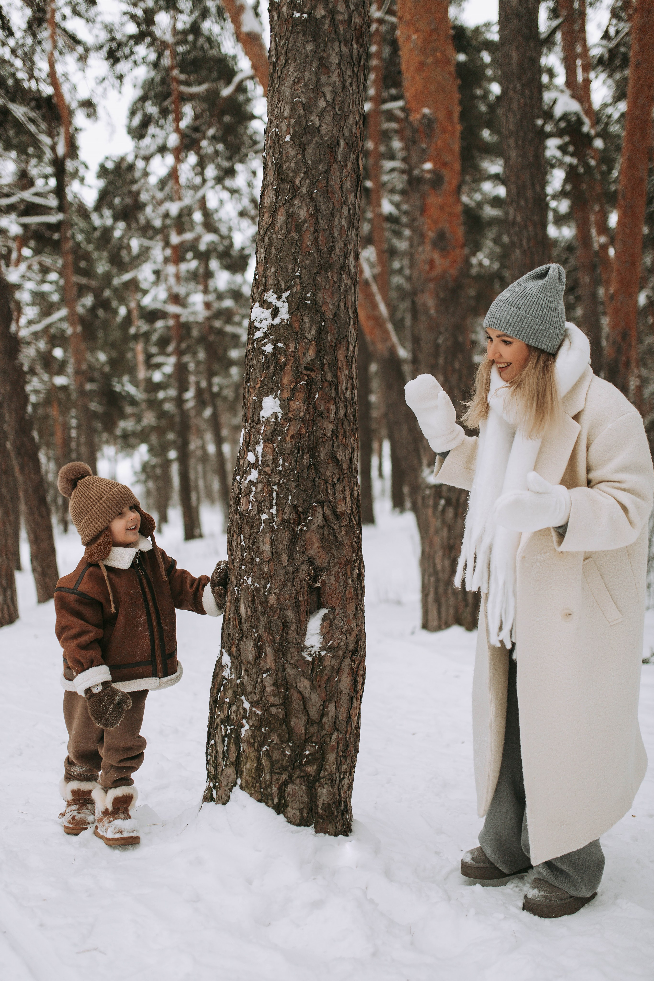 Зимняя прогулка по лесу. Свадебный и семейный фотограф в Нижнем Новгороде