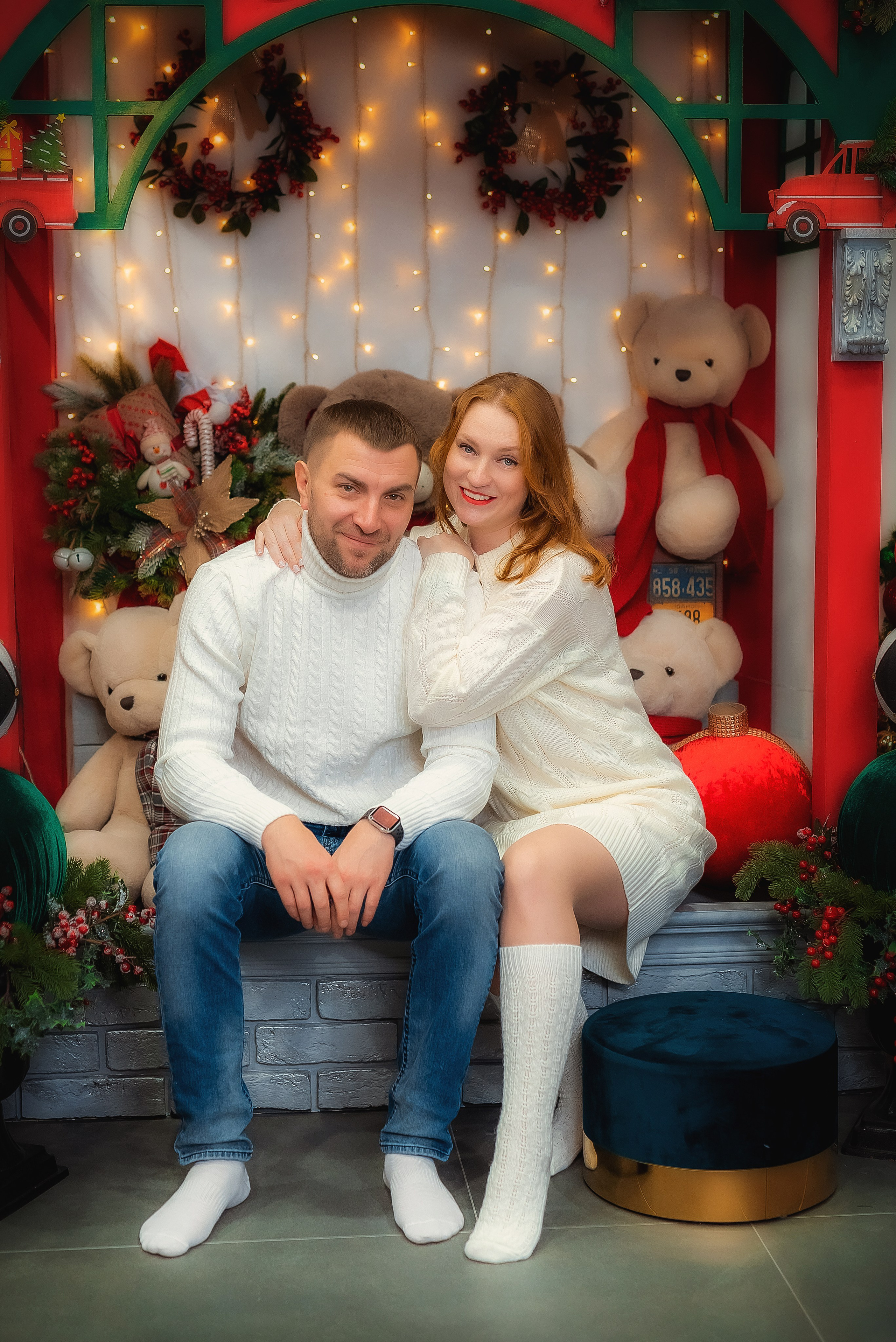 Новогодняя фотосессия для Ирины и её семьи. Семейный, детский фотограф в Воронеже Анна Никитина