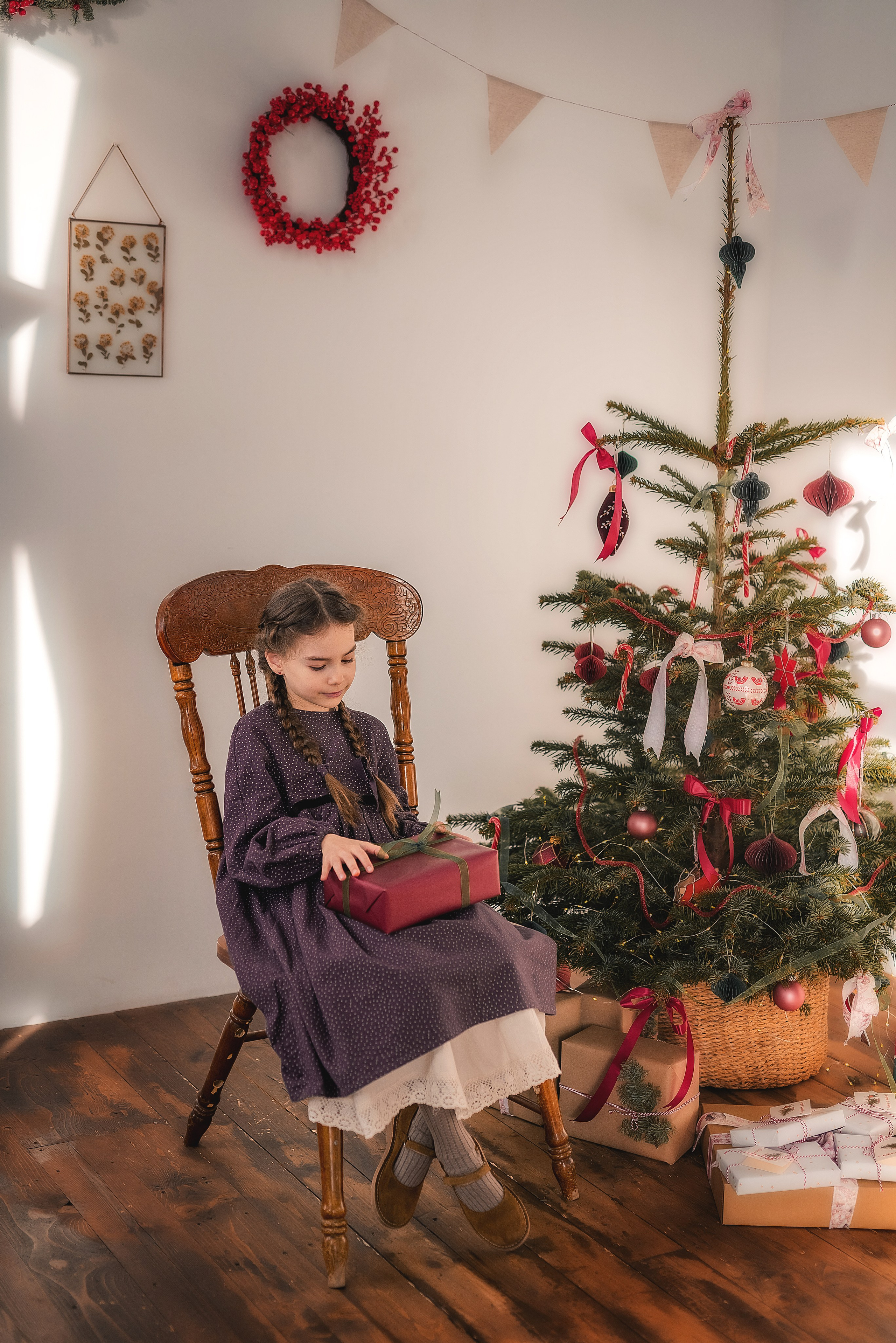Рождественское утро. Семейный, детский фотограф в Воронеже Анна Никитина