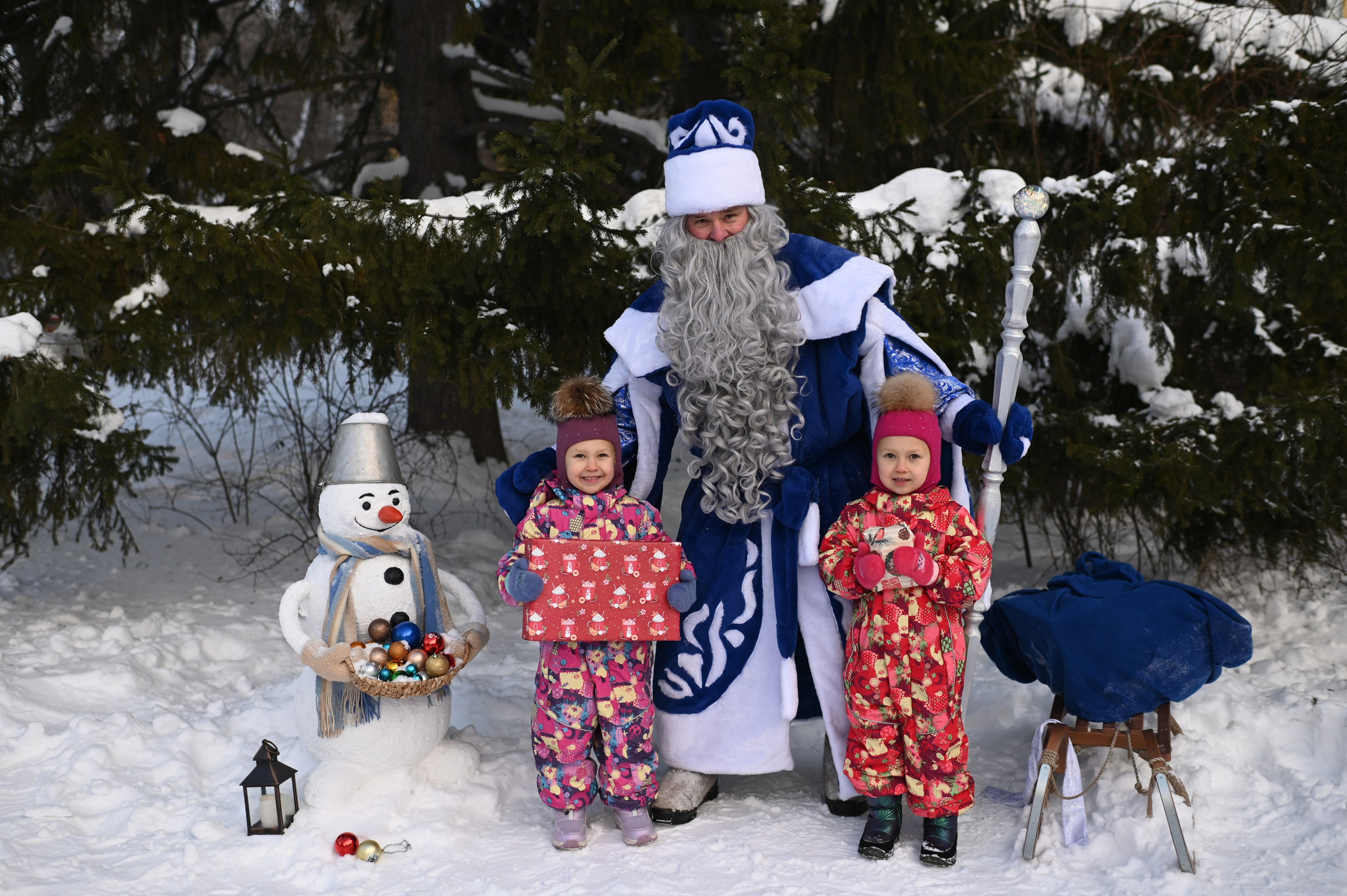 ПОЗДРАВЛЕНИЕ ОТ ДЕДА МОРОЗА. Семейный фотограф Екатеринбург Лора Мур