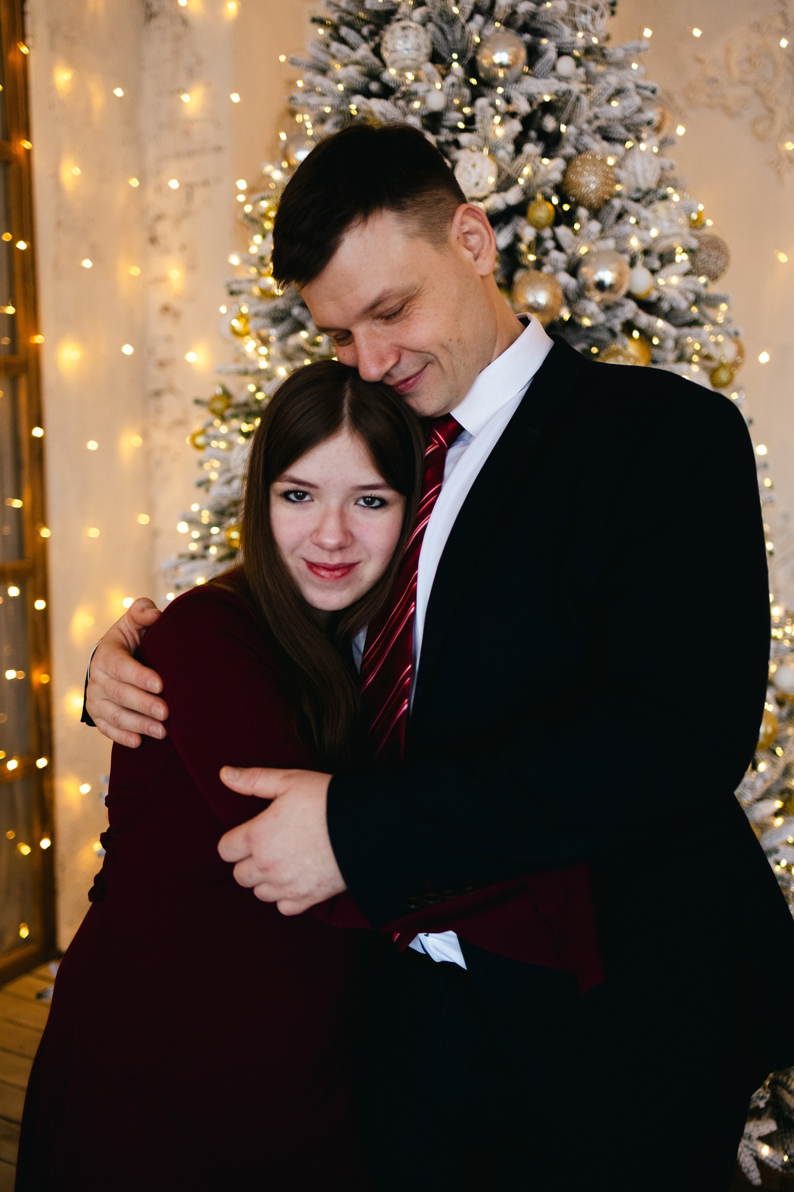 Новогодняя семейная с малышом. Семейный фотограф г. Тюмень