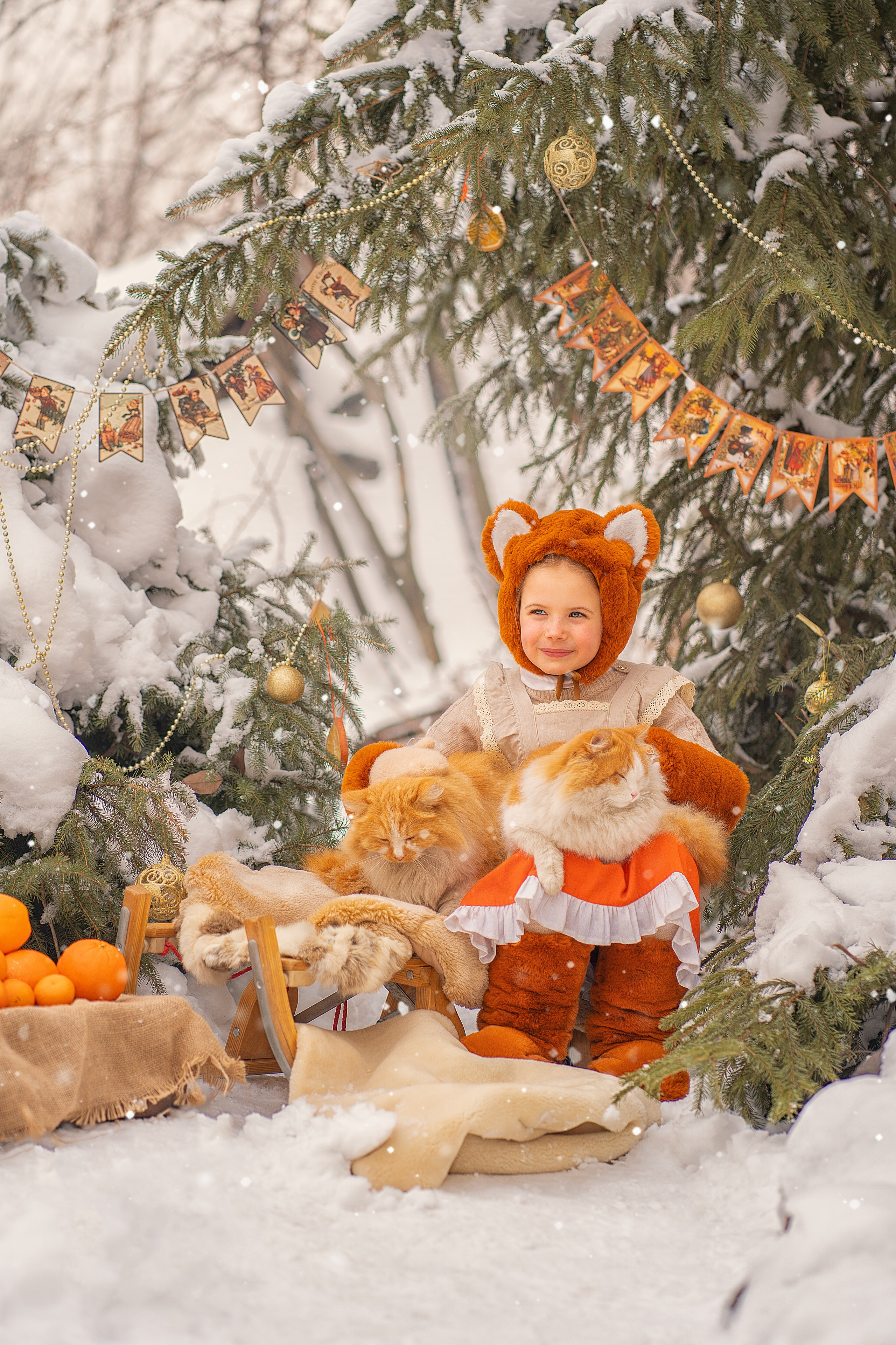 Детские новогодние и рождественские фотоистории. Детский и семейный фотограф в Москве и Подмосковье Настя Наумова