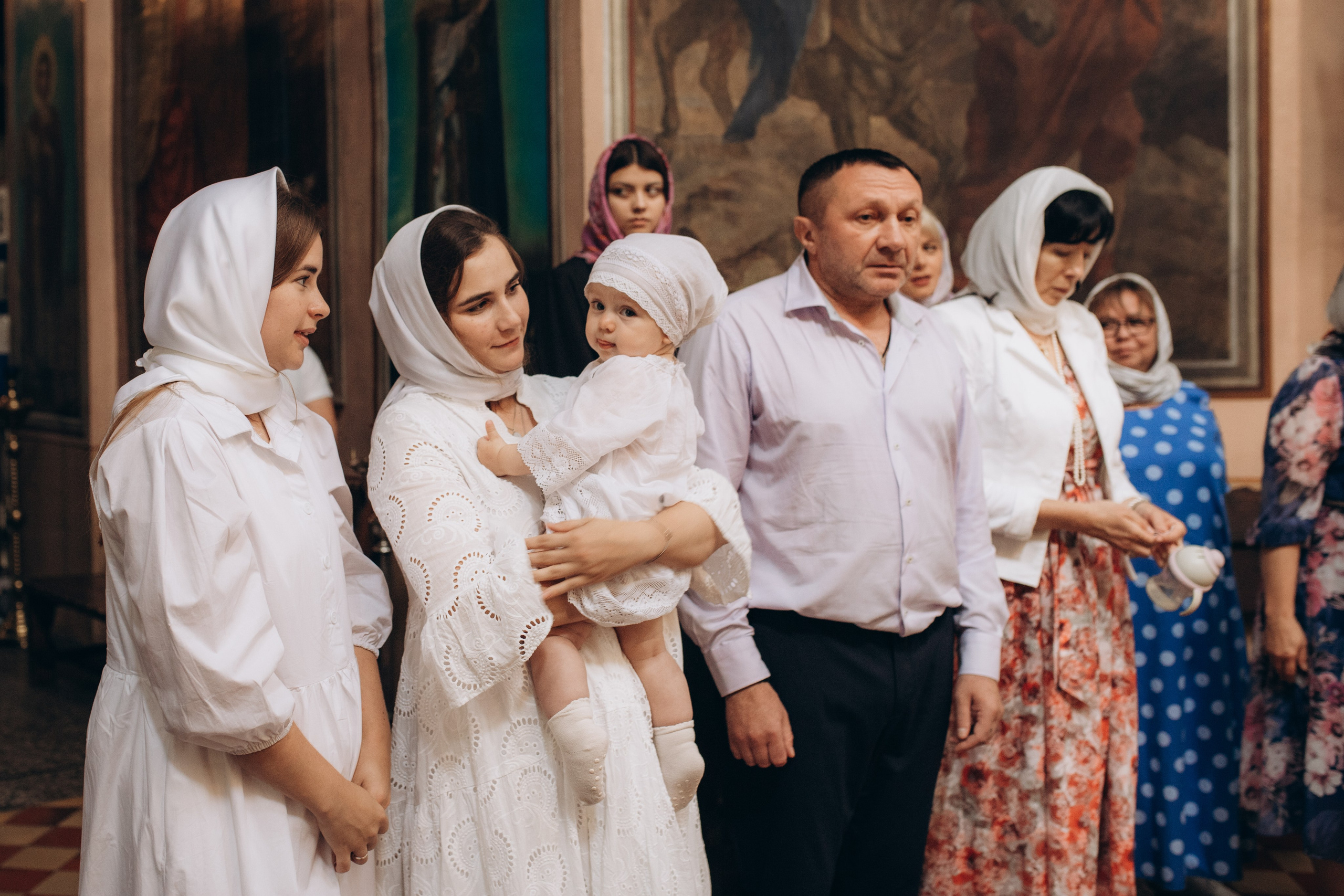 Крещение Христина. Семейный и домашний фотограф в Москве и МО Королева Валерия