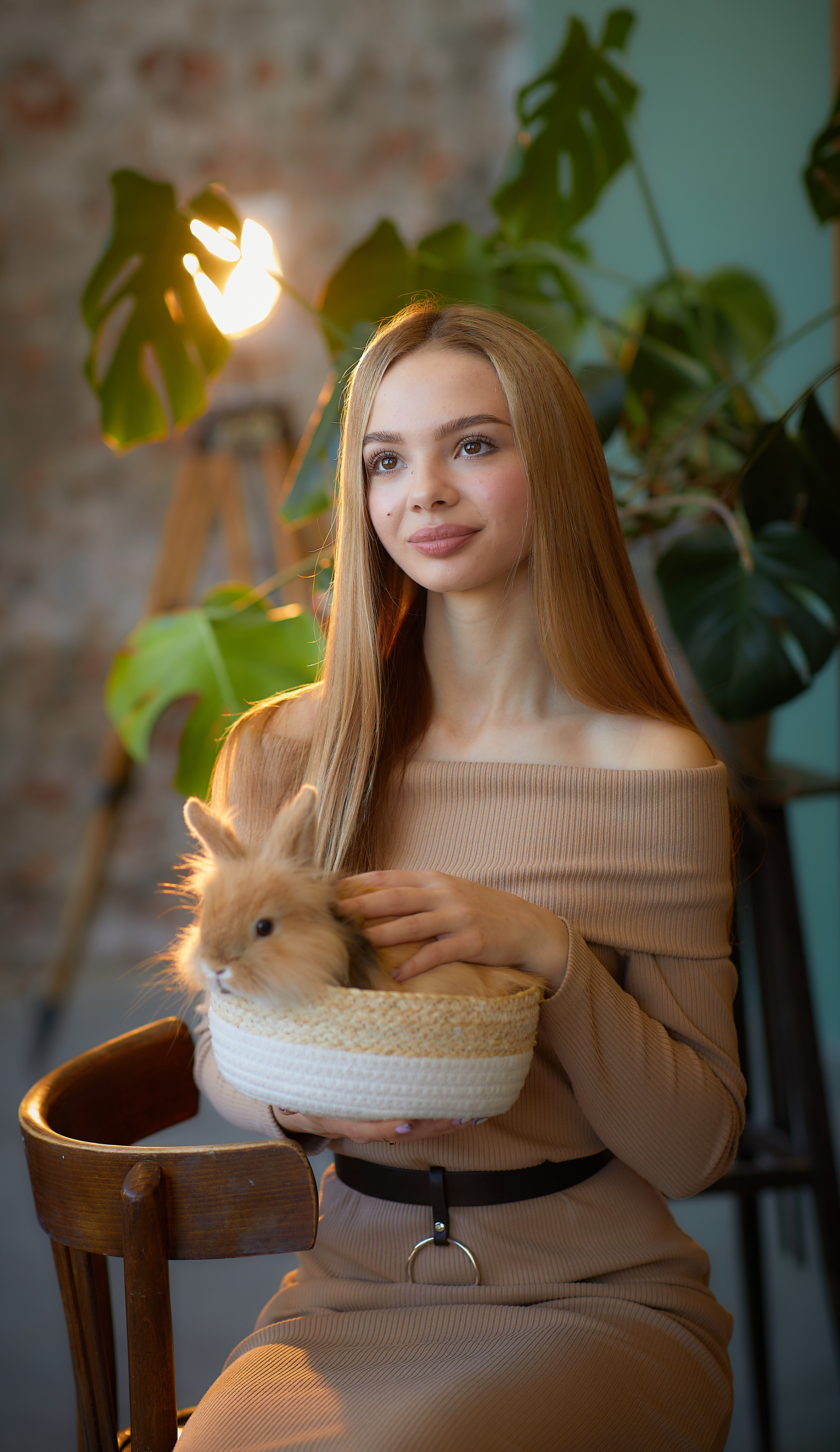 Съёмка с кроликом. Семейный и детский фотограф в Ярославле Юлия Галашина