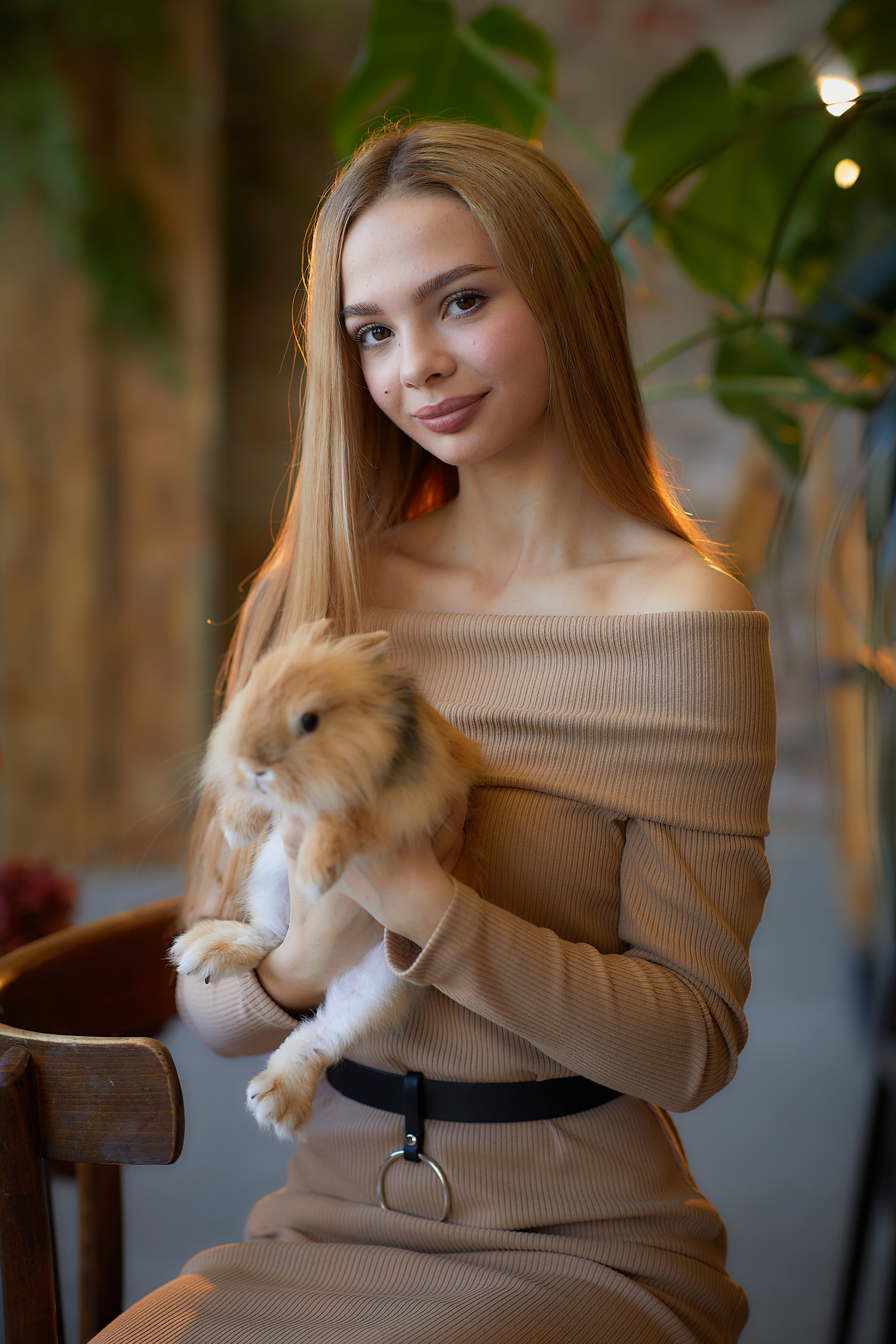 Съёмка с кроликом. Семейный и детский фотограф в Ярославле Юлия Галашина