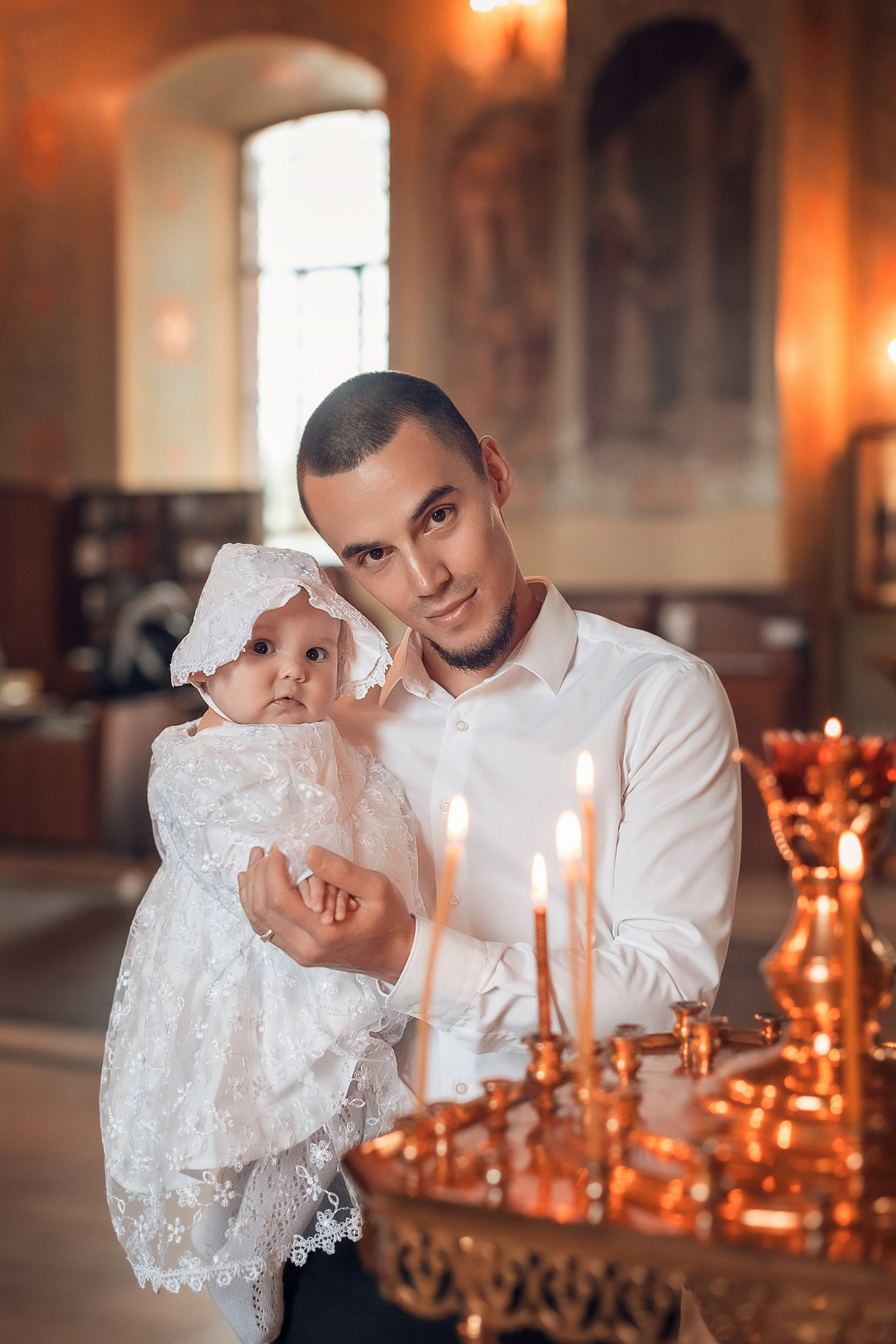 Таинство Крещения Марии в соборе Покрова Божьей Матери. Главная