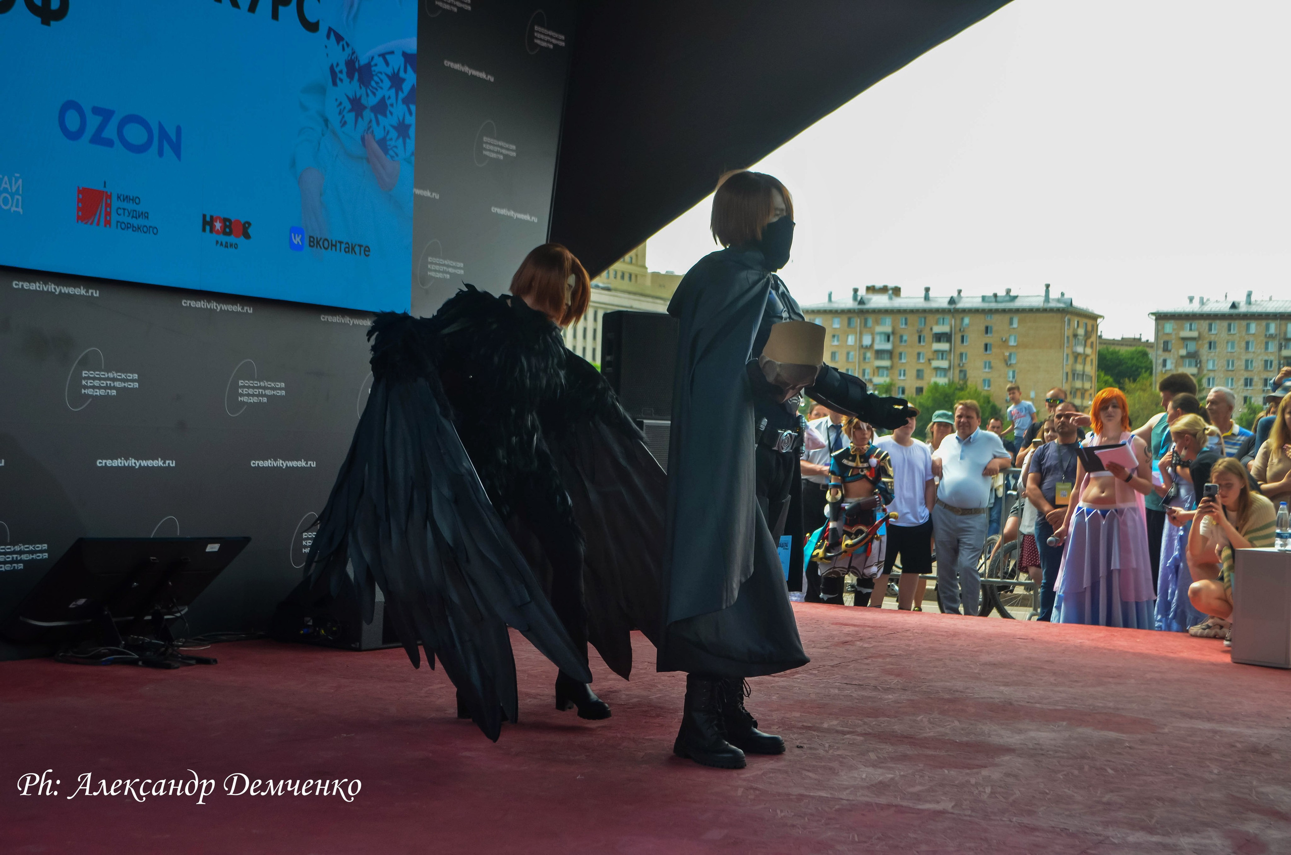 Фотосессия сцены в Москве на разных репортажных мероприятий