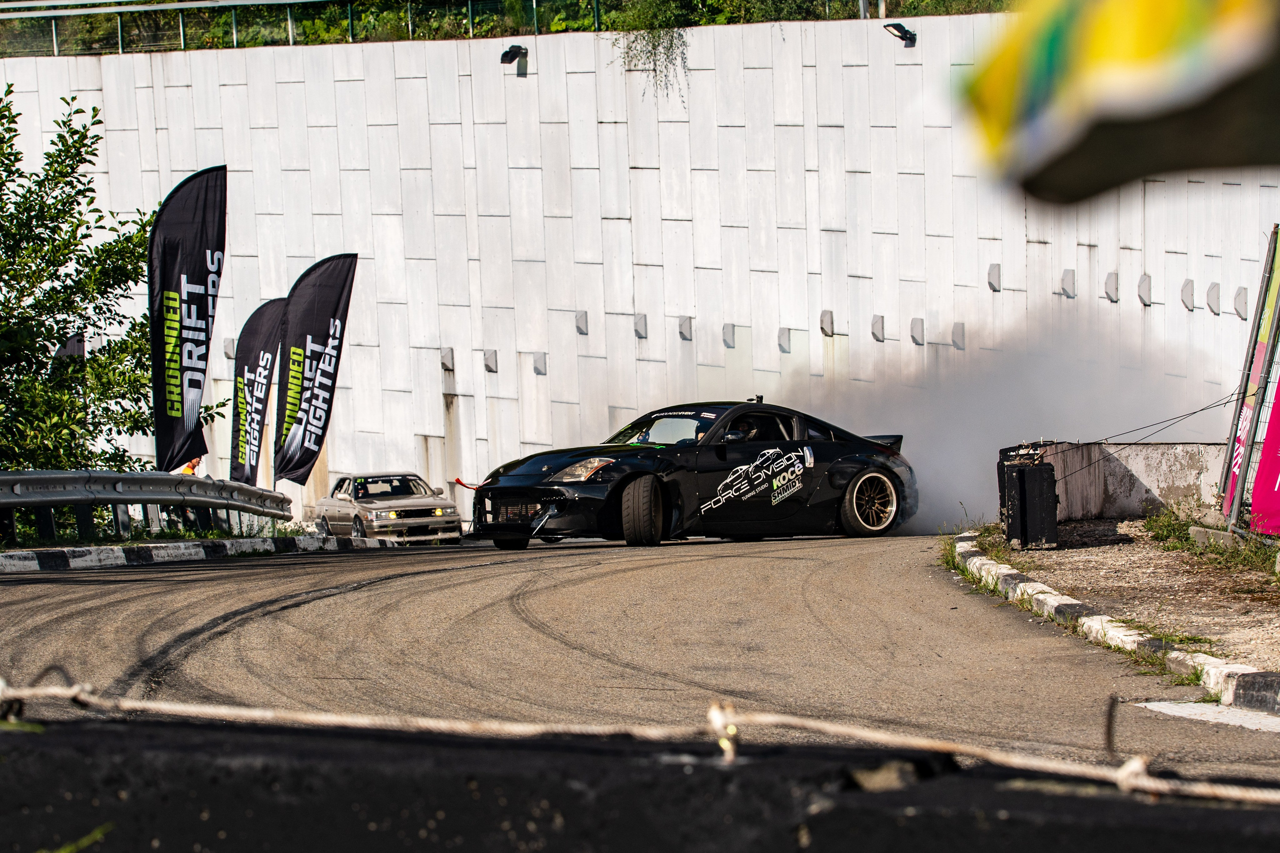 Автомобильные дрифт-гонки в рамках фестиваля Grounded 2024. Репортажный фотограф в Красной Поляне и Сочи Павлюченко Екатерина