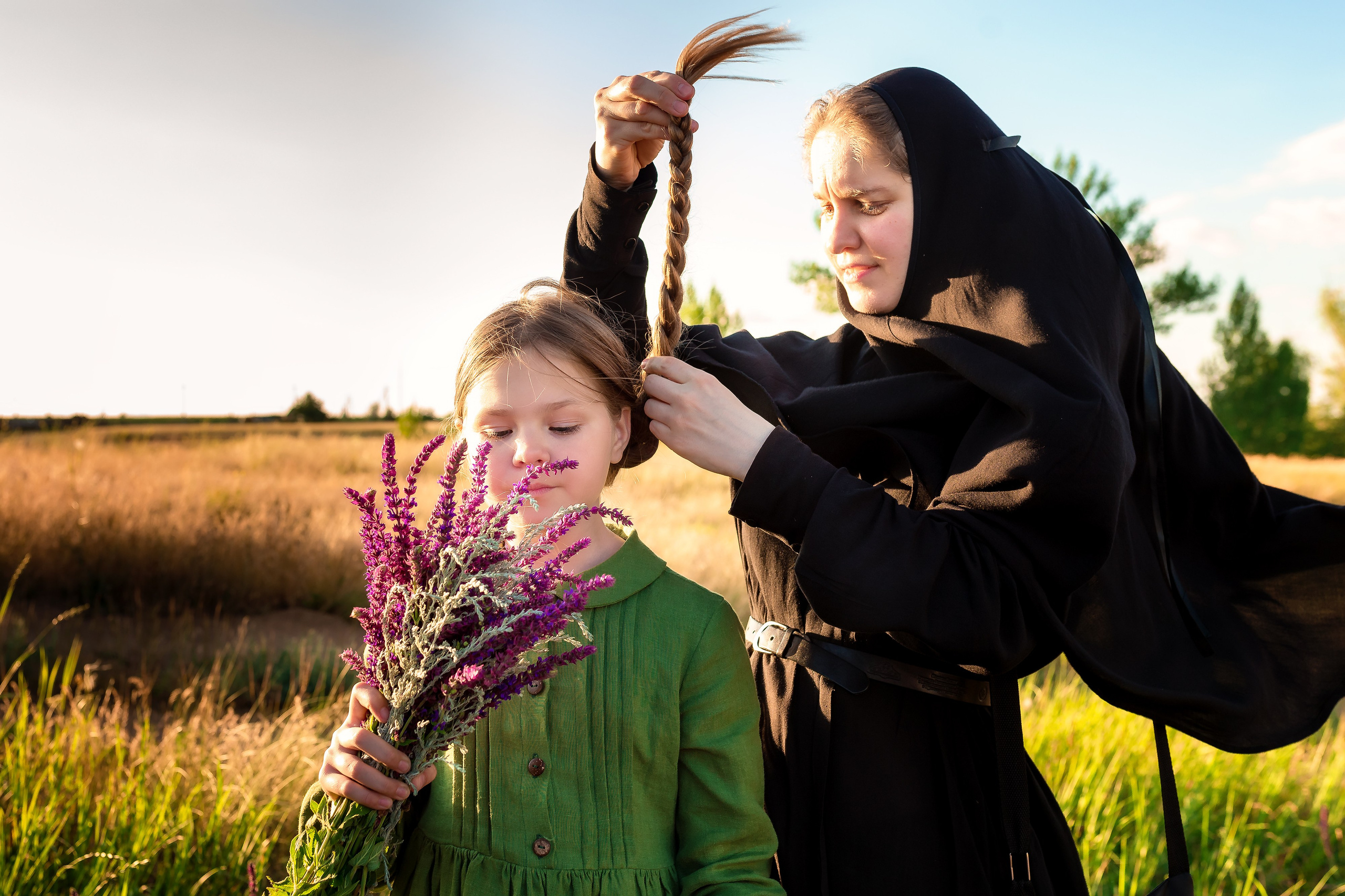 Матушка Фомарь и Варвара. Женский фотограф Крещение Венчание Москва Брянск