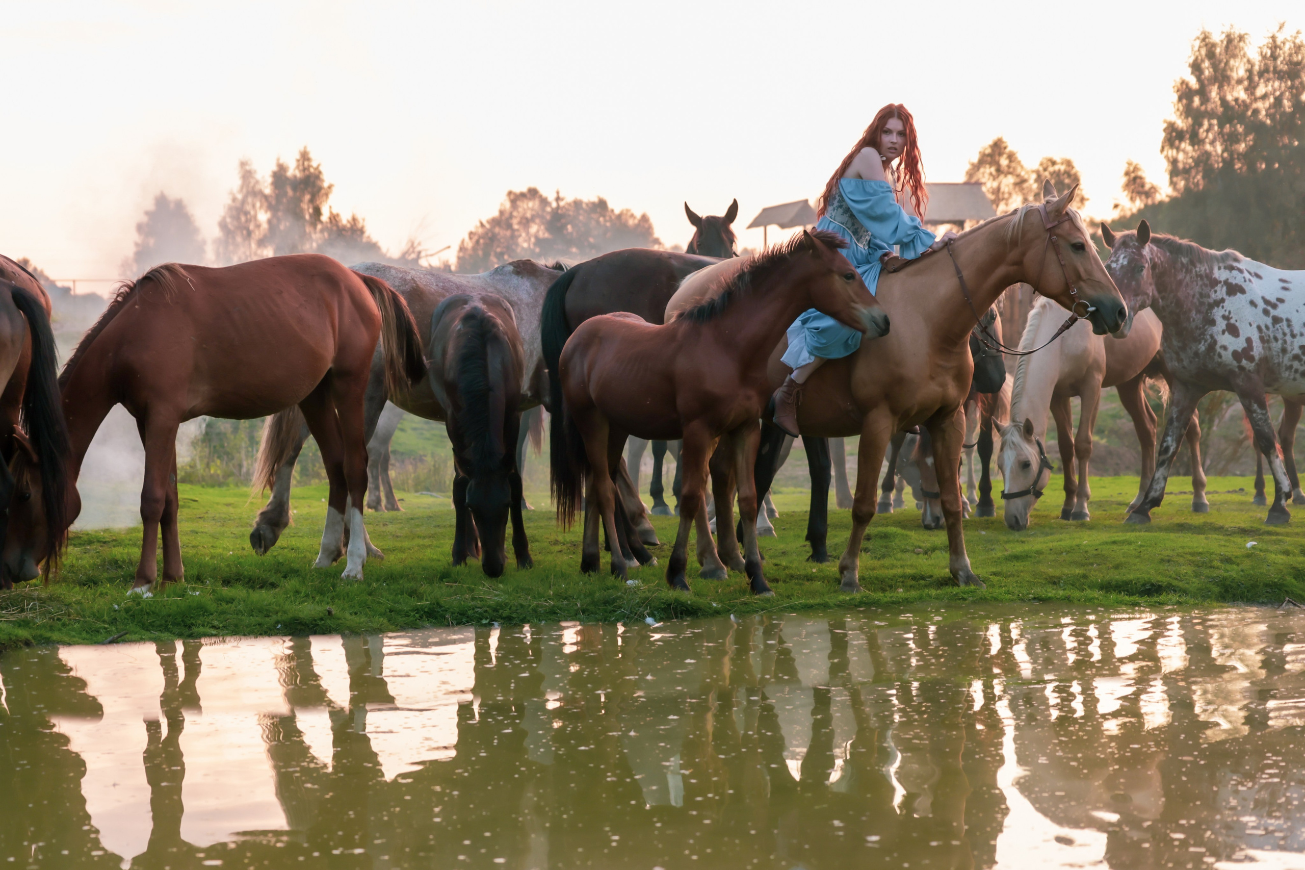 Фото на лошади, фото с лошадью, конная фотосессия. Конный фотограф в Москве Светлана Богначева