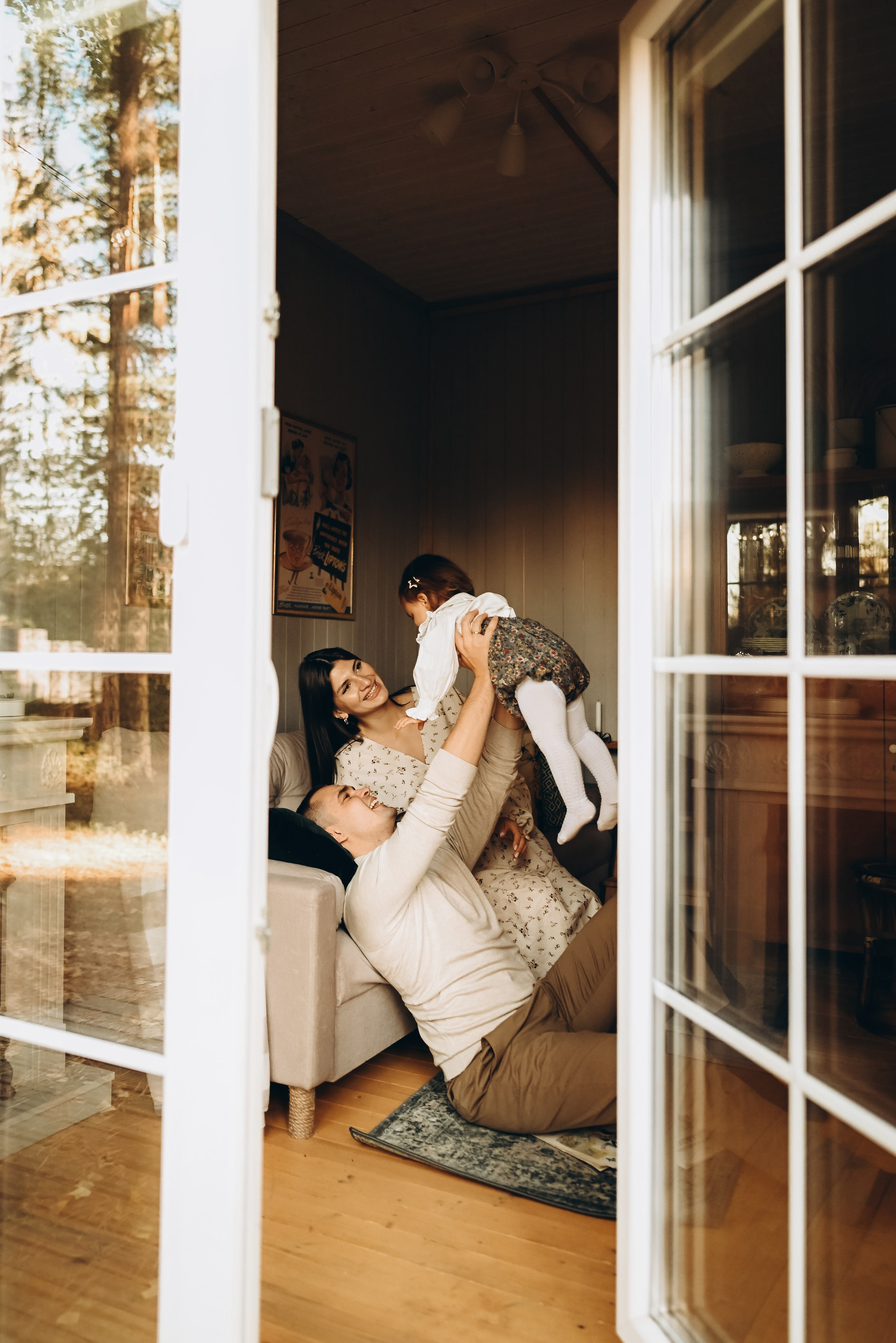 Дача осенью. Семейный фотограф в Москве Люберцах Ирина Вронская