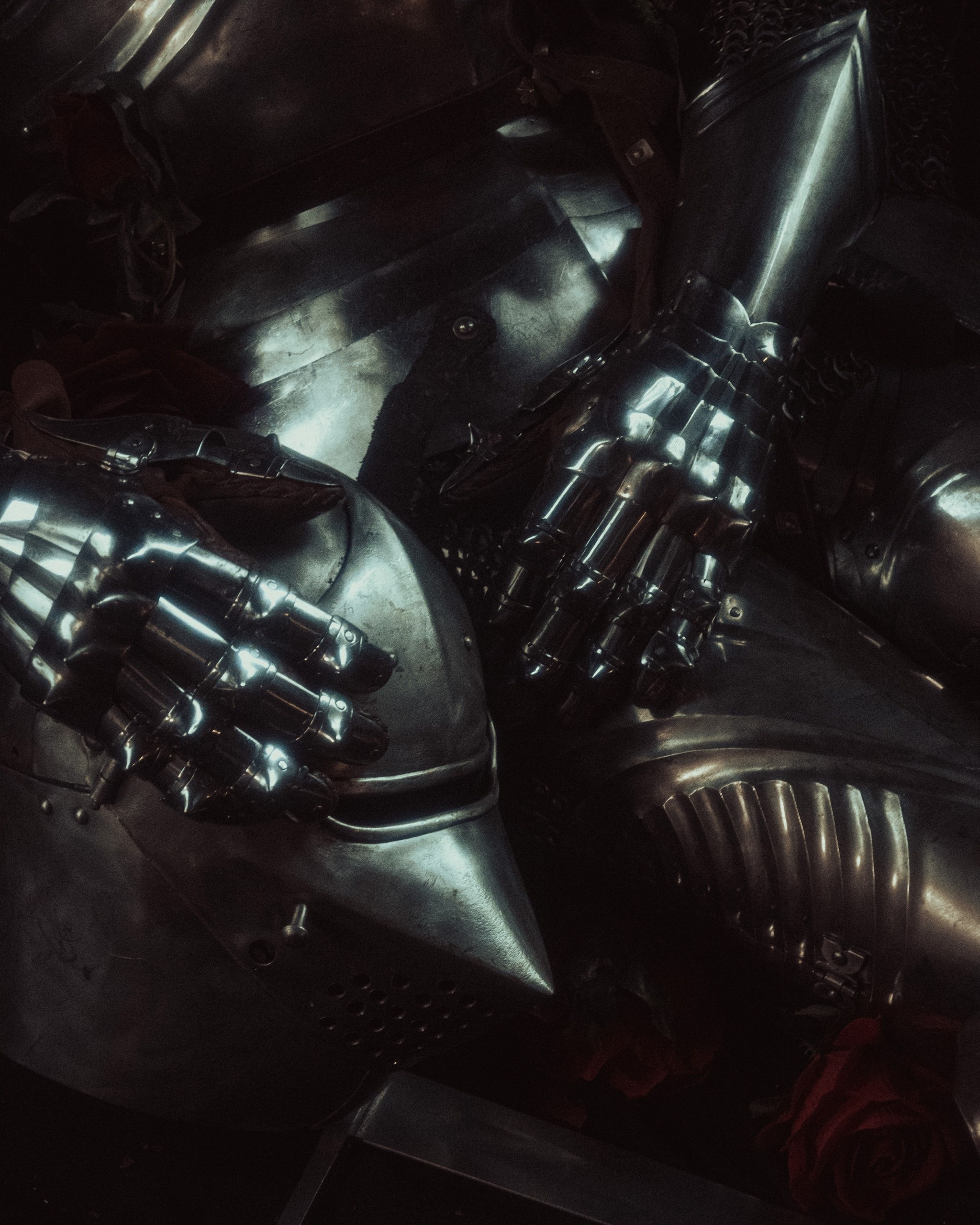 Дева в розах. Фотограф Александр Никитин. Съёмка в доспехах. Санкт-Петербург. nikitin_photo