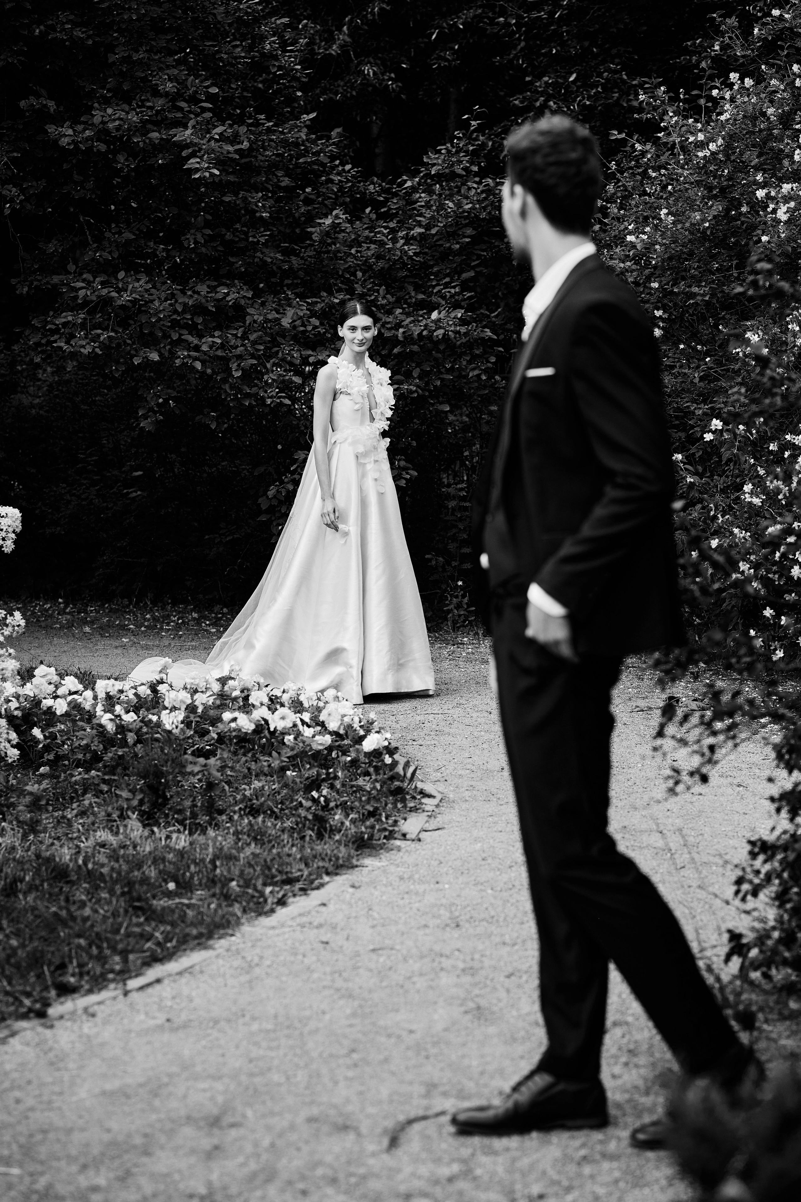 Свадебная прогулка в парке Горького в Москве