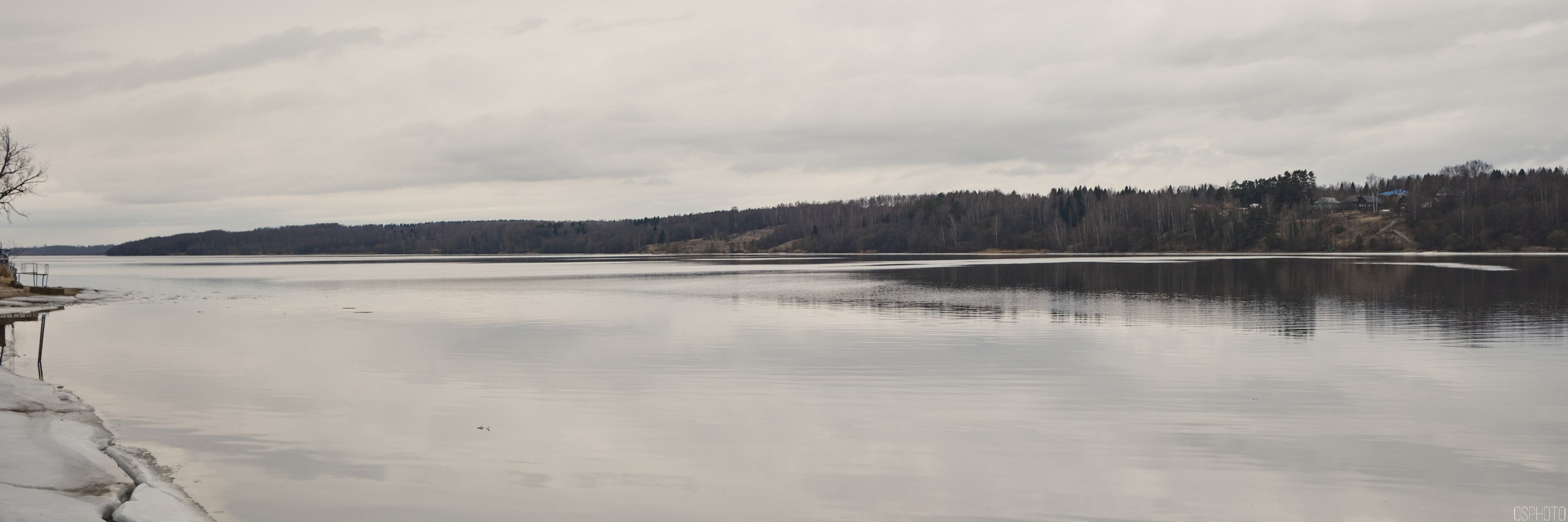 Плёс. Волга. Март. Фотографъ Сергѣевъ. Поймать мгновеніе