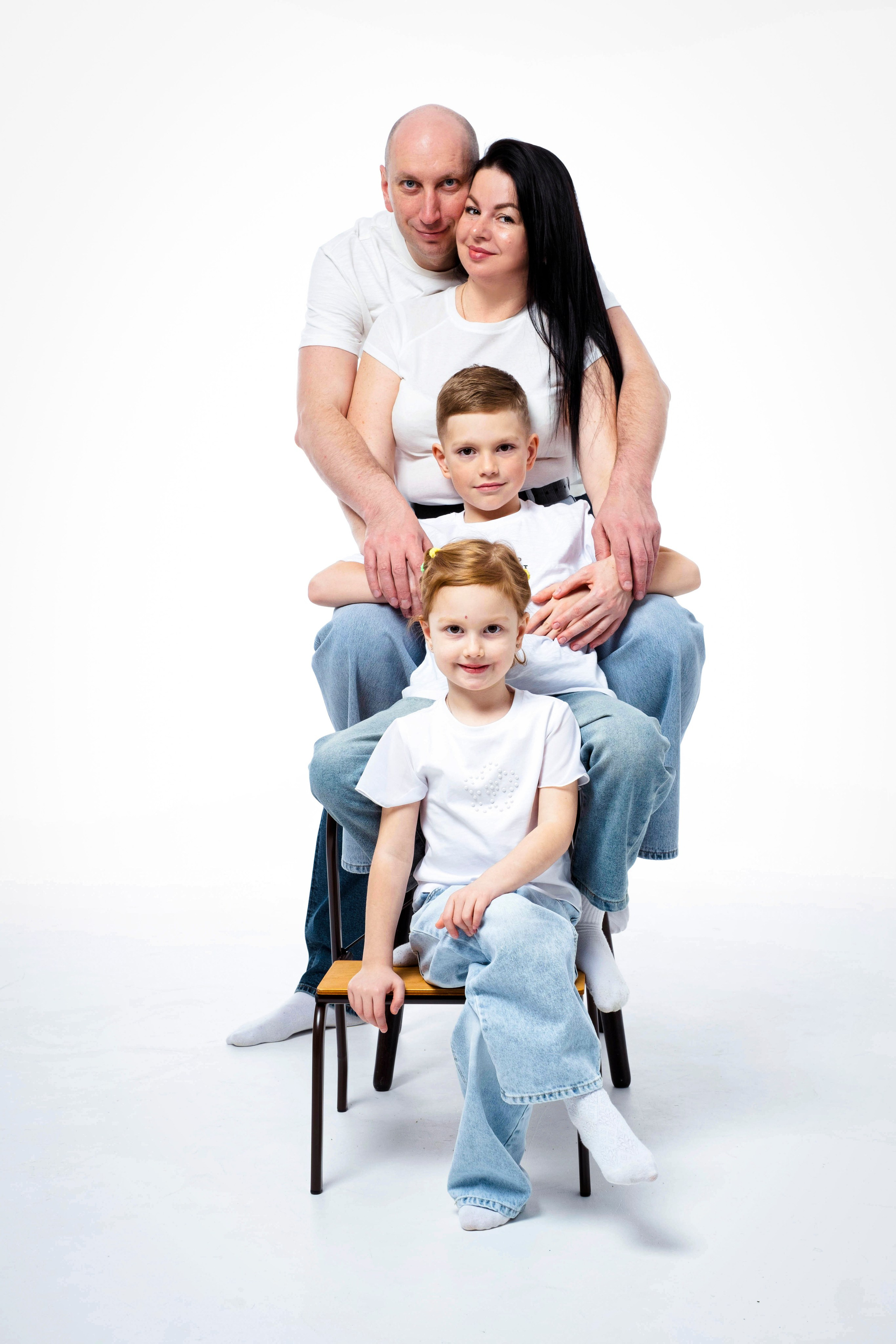 Семья Васютиных. Студийный, портретный, семейный фотограф Южно-Сахалинска Яна Радаева