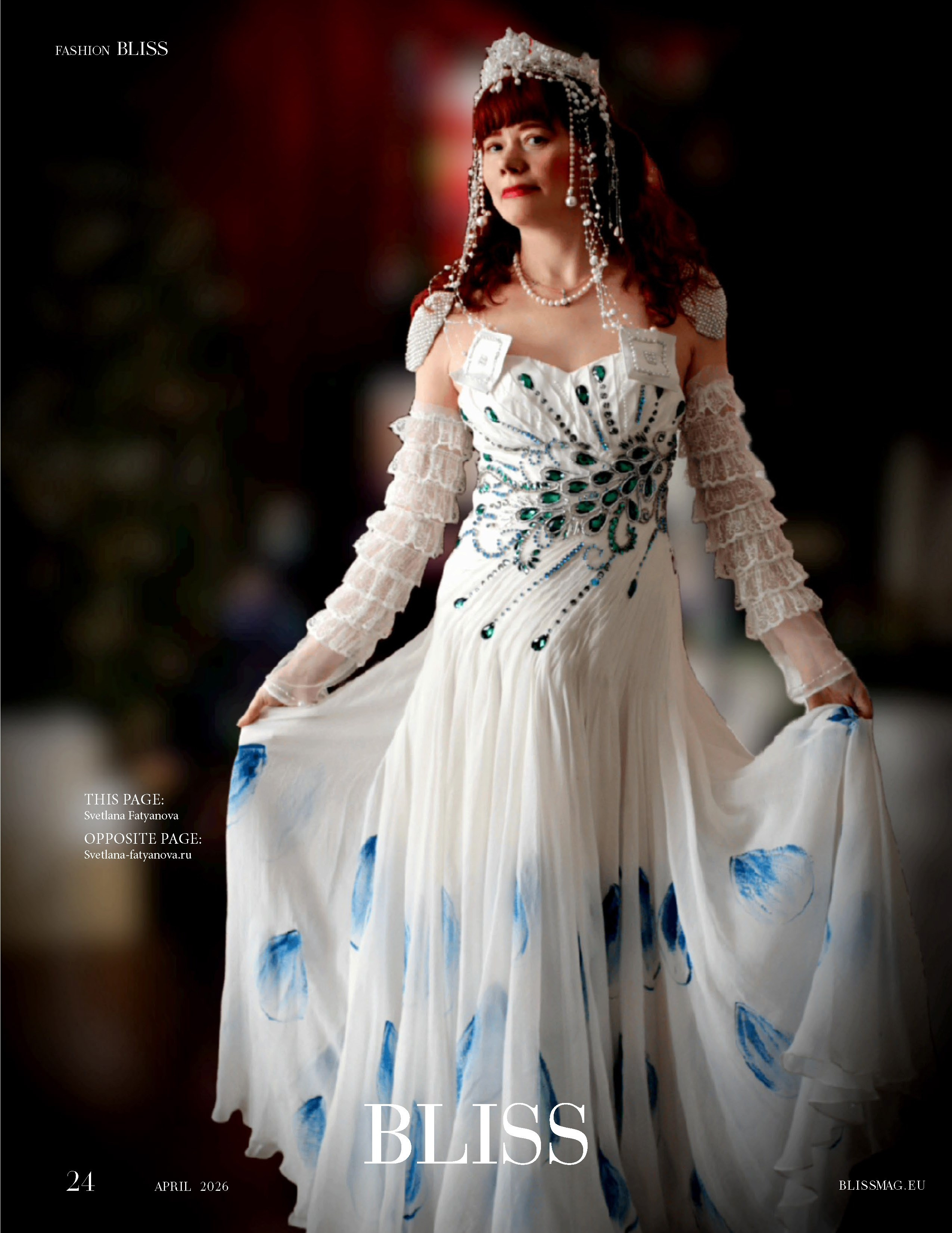 Model Bliss magazine, Rome, Italy. Светлана Фатьянова