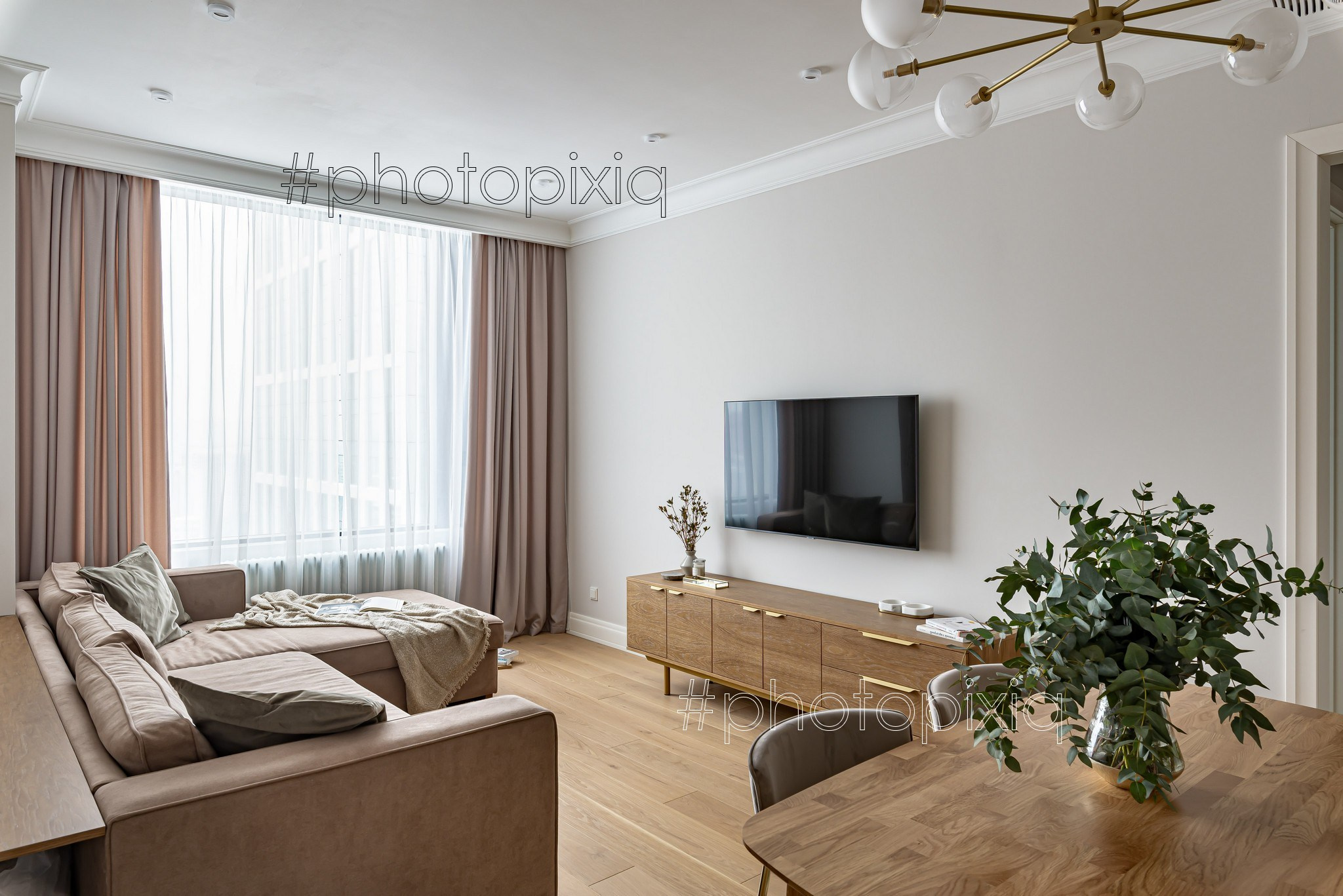 Интерьерная съёмка квартиры в ЖК НЕБО. Интерьерная съёмка и виртуальные туры — Интерьерный фотограф Кузнецов Сергей (photopixiq)