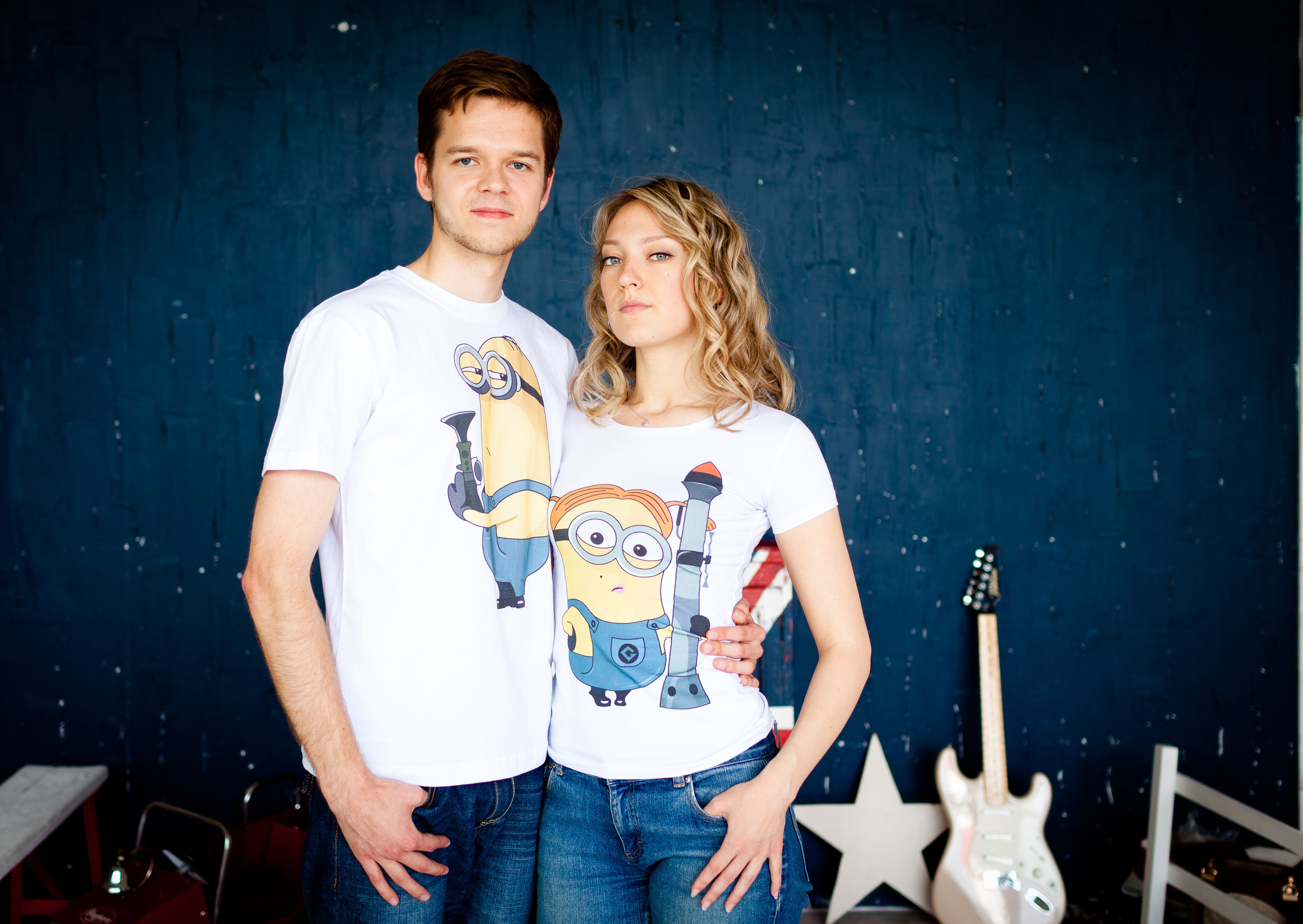 Фотосессия Димы и Сони в студии. Фотограф Денис Гавриленков в Москве