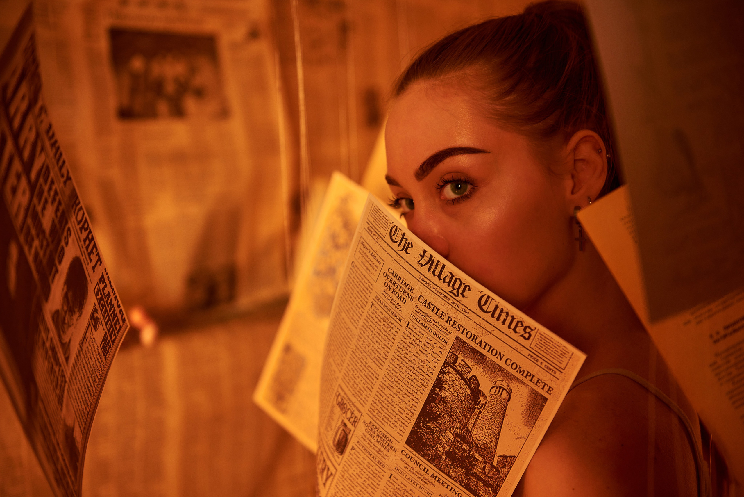 Газетная фотозона. Андрей Винников фотограф в Нижнем Новгороде