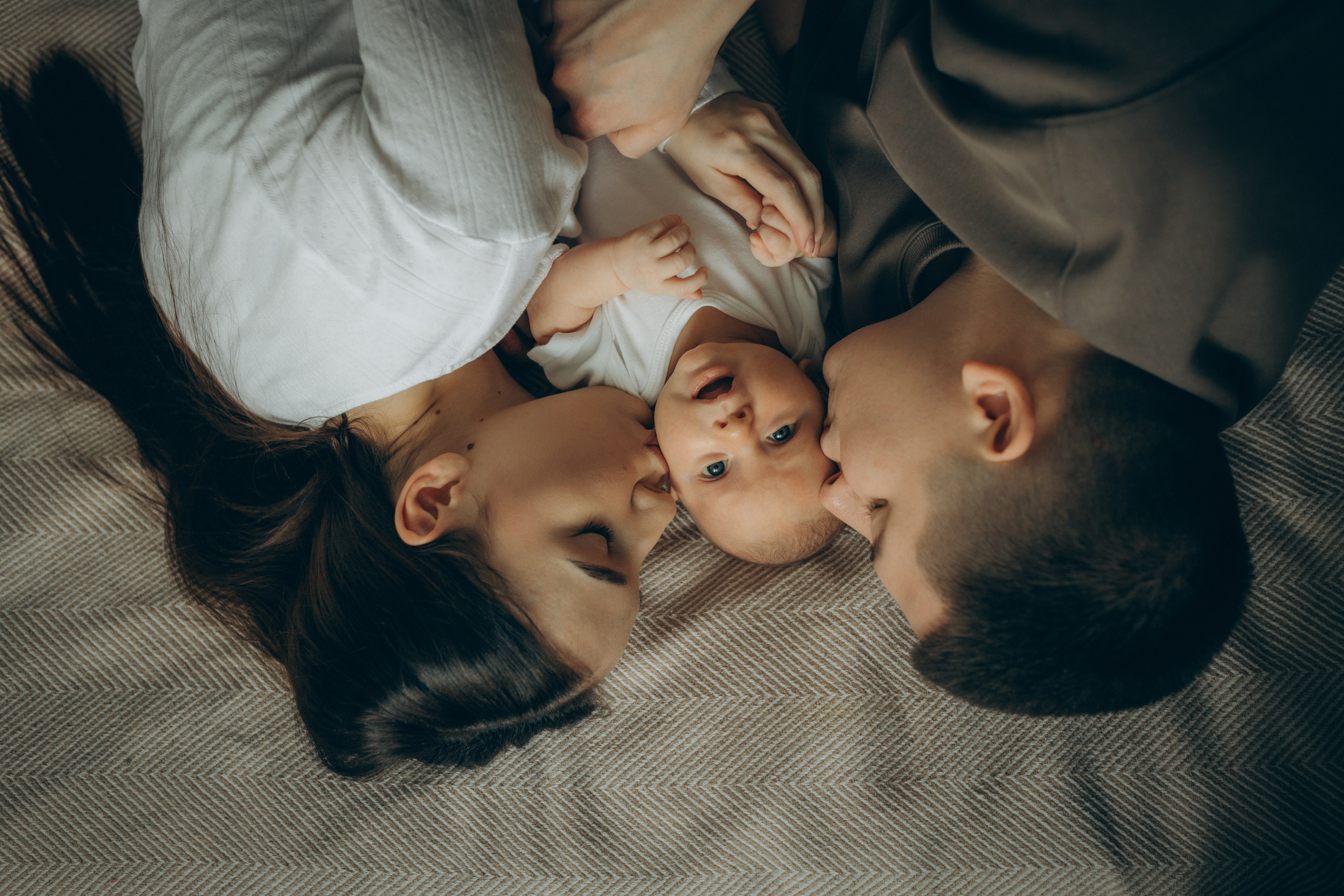 Ира, Вадим и Костя. Семейный фотограф и фотограф на роды в Ростове-на-Дону Мухина Виктория