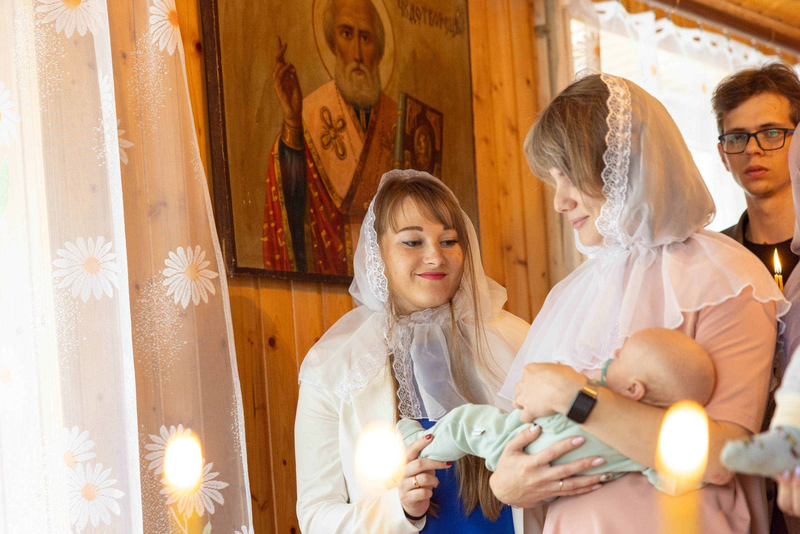 Образец репортажа крещения оригиналы, без искажений, без вспышки, светосильная оптика!. Фотограф в Туле Крупский АнДРей. Фотостудия «КАДР71» в Туле