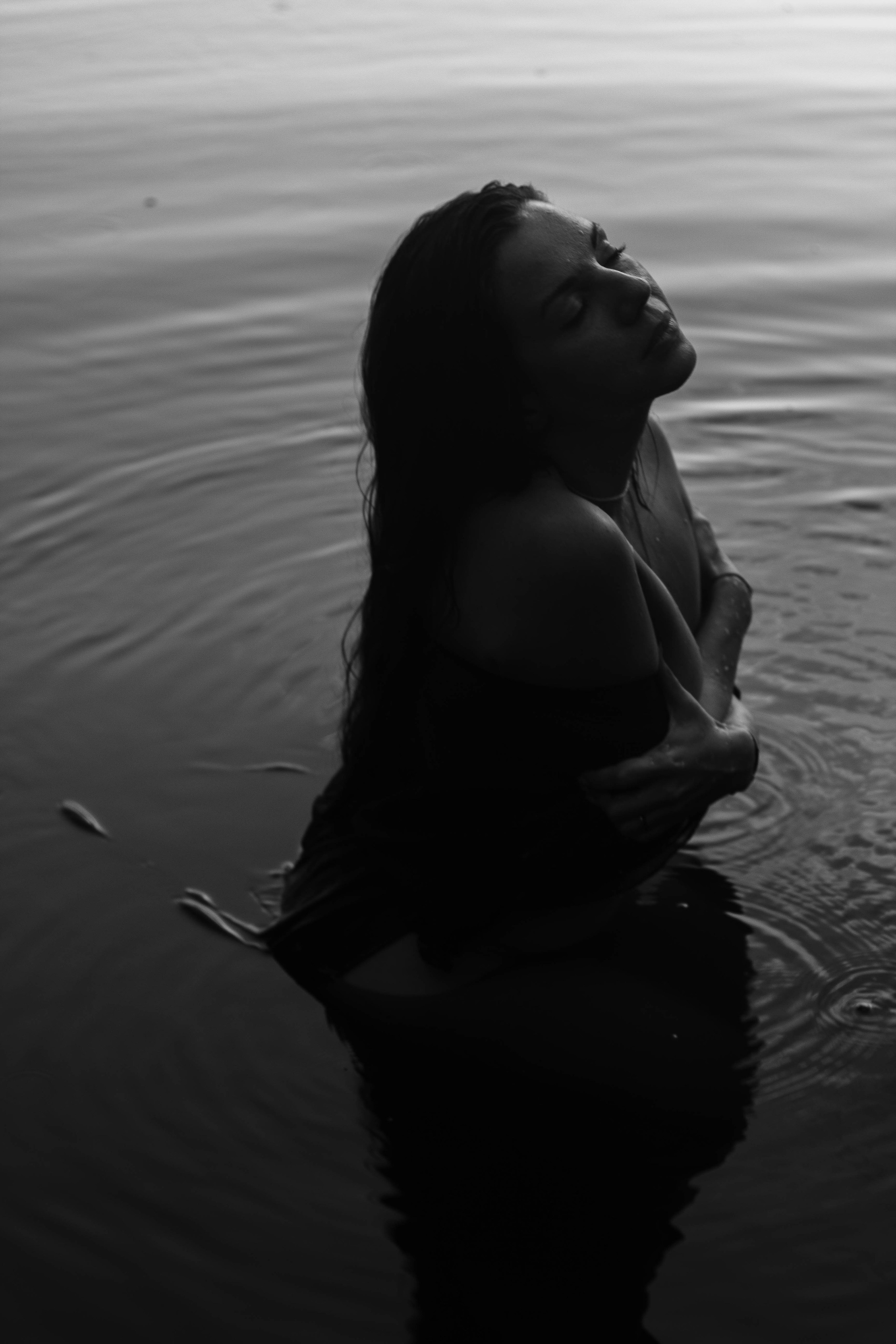 Маша. Закат. Озеро. Фотограф в Санкт-Петербурге Головина Анастасия