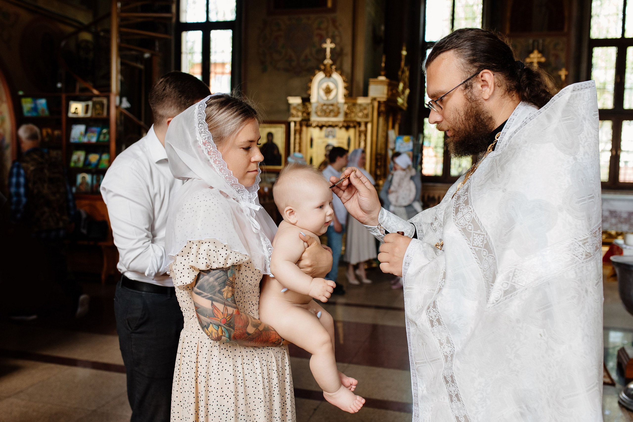 Крещение Луки. Свадебный и семейный фотограф Екатерина Иванова