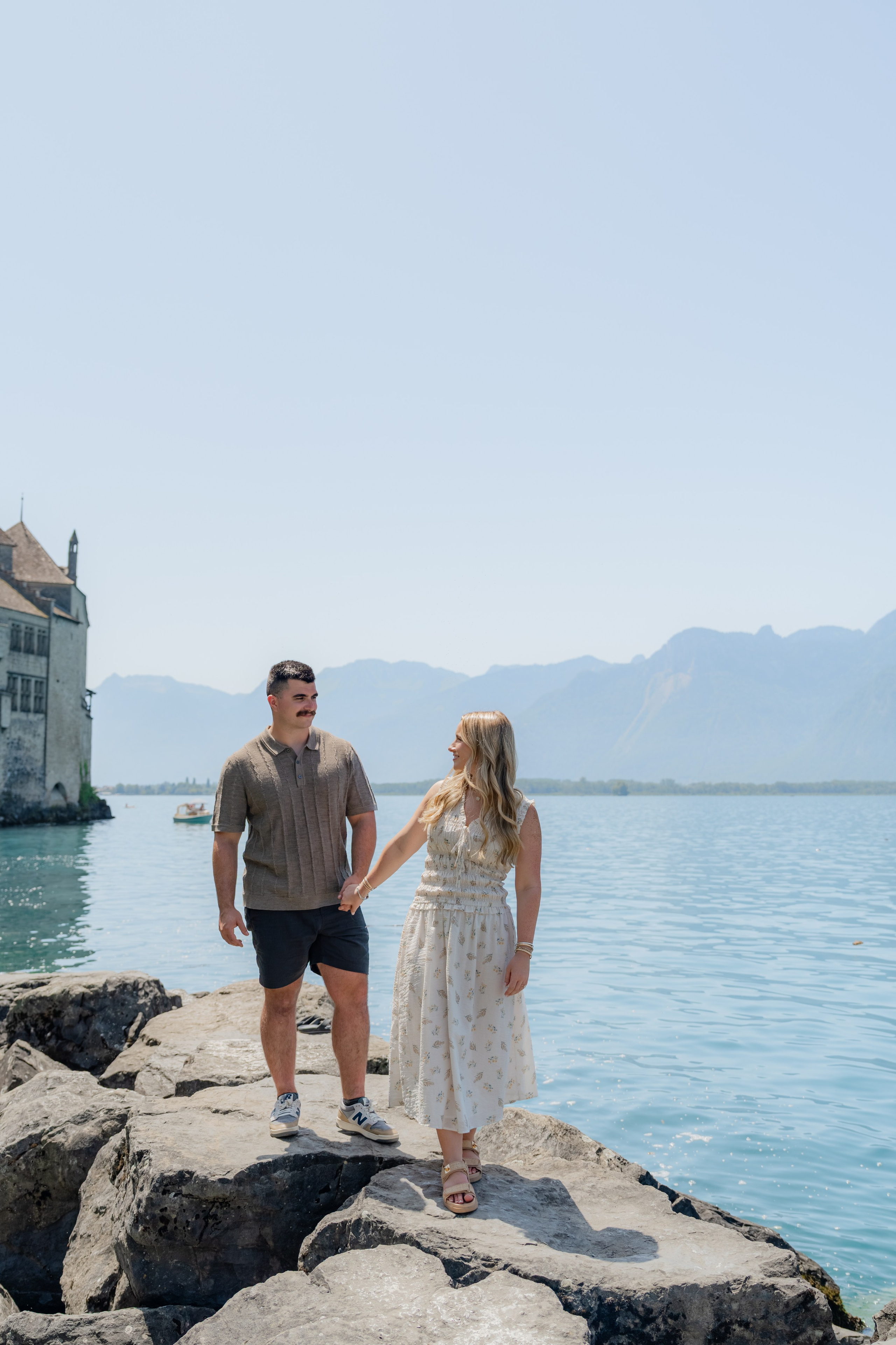 Brooklyn & Dakota | Proposal Montreux. Профессиональный свадебный фотограф в Женеве и Швейцарии | Таня Вовчецкая