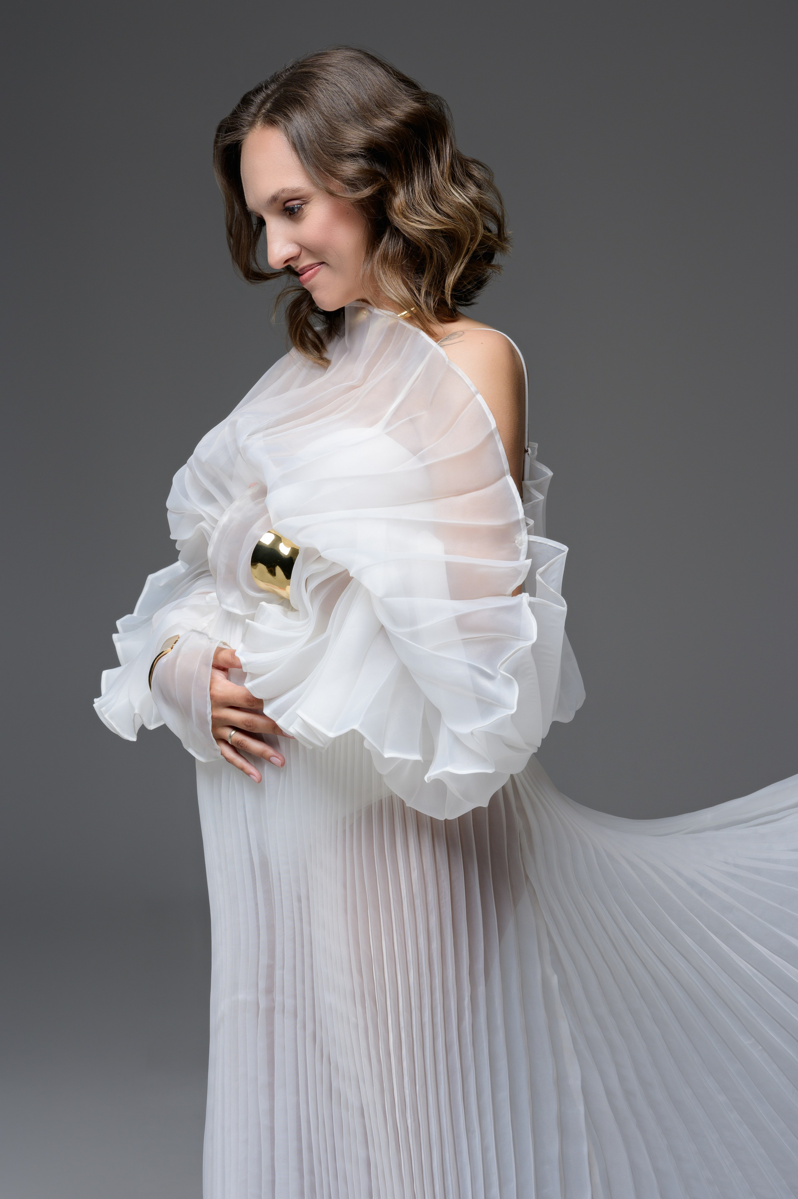 Фотосессия беременности в Крыму. Студийная фотосессия беременности. Стильная беременность. Фотограф беременных Ольга Топоривская.