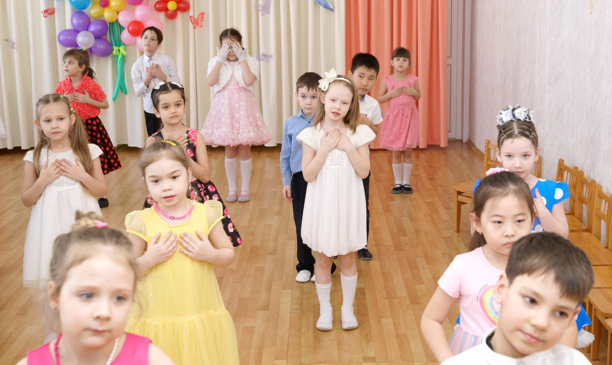 Фотосессия выпускников детского сада в Иркутске
