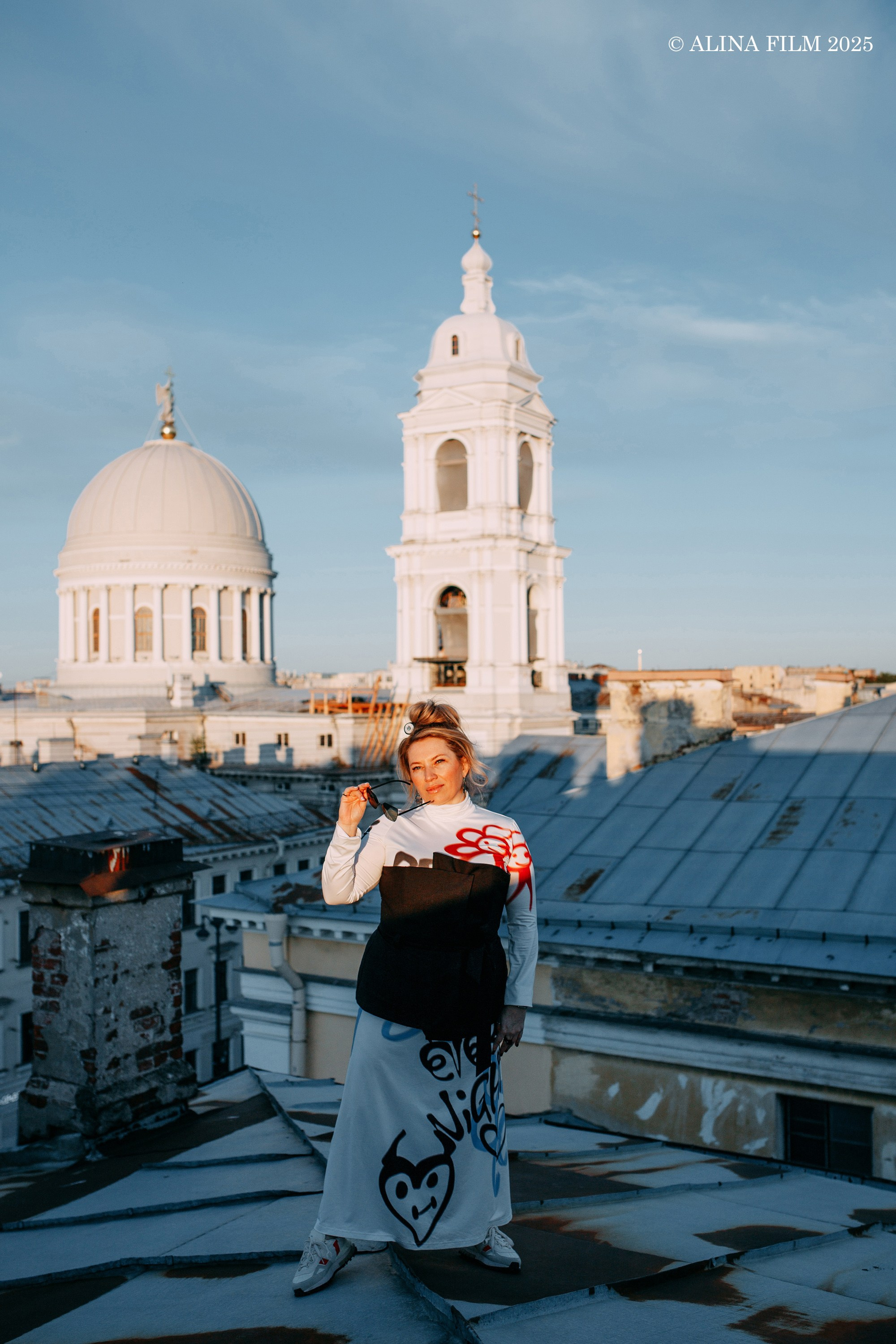 Фотосессия на крыше на Спортивной. Фотограф в Санкт-Петербурге Alina Film