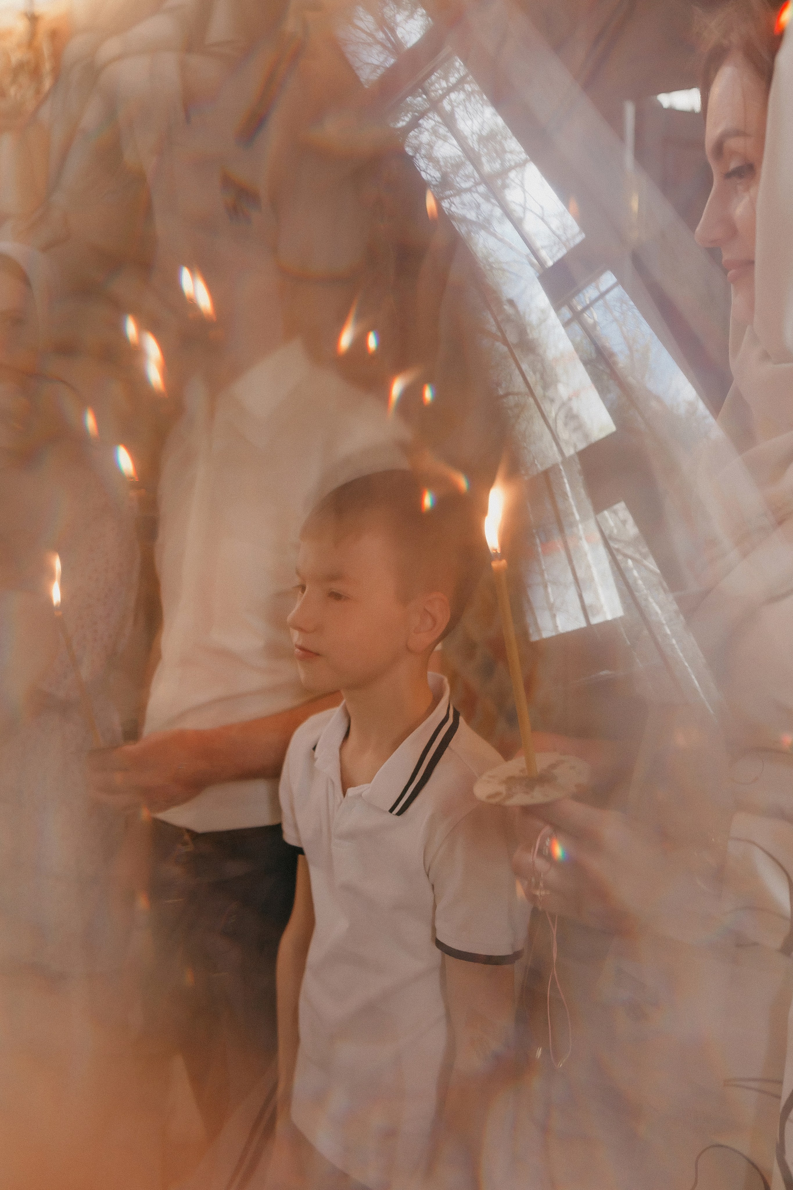 Крещение Артёма и Валерии. Храм Георгия Победоносца. Семейный фотограф в Сургуте