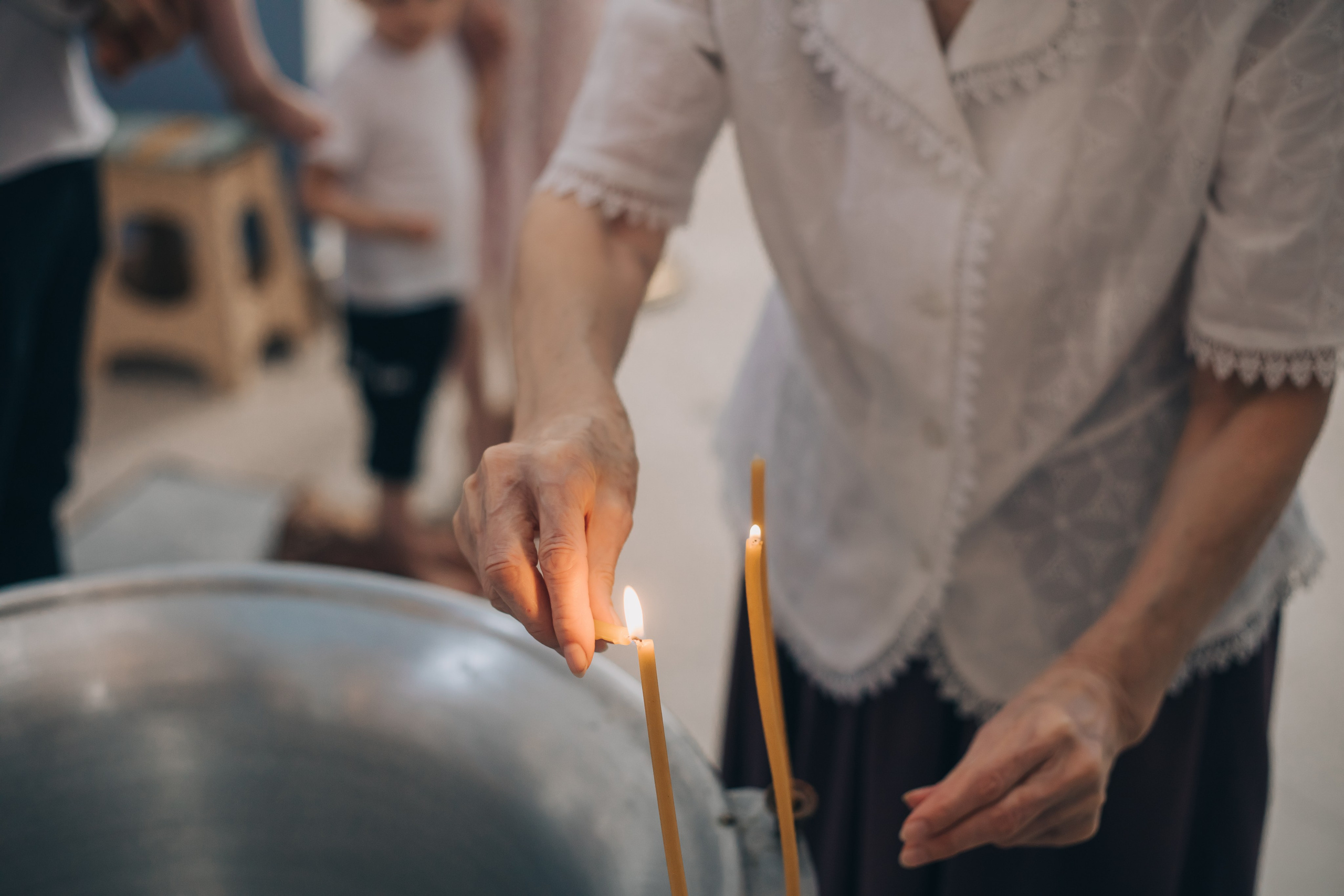 Съемка таинства крещения в Новопокровской. Свадебный и семейный фотограф в Краснодарском крае Мария Данилкина