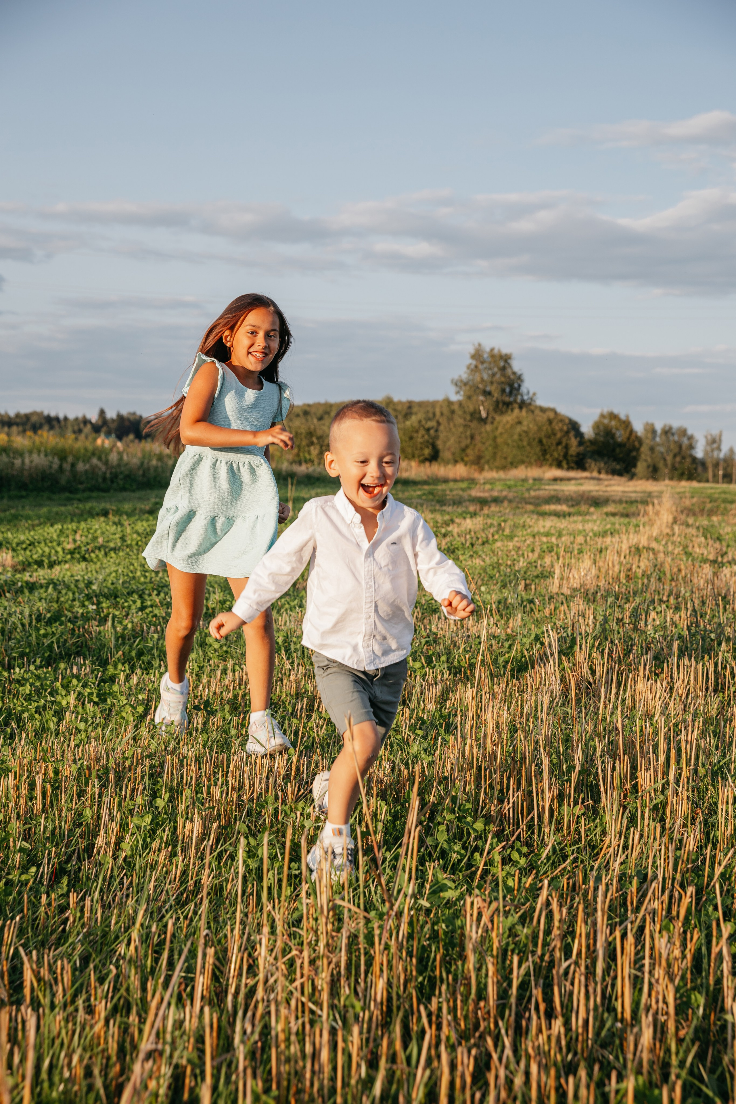 Семейная закатная съемка. Фотограф в Твери Лагодная Яна